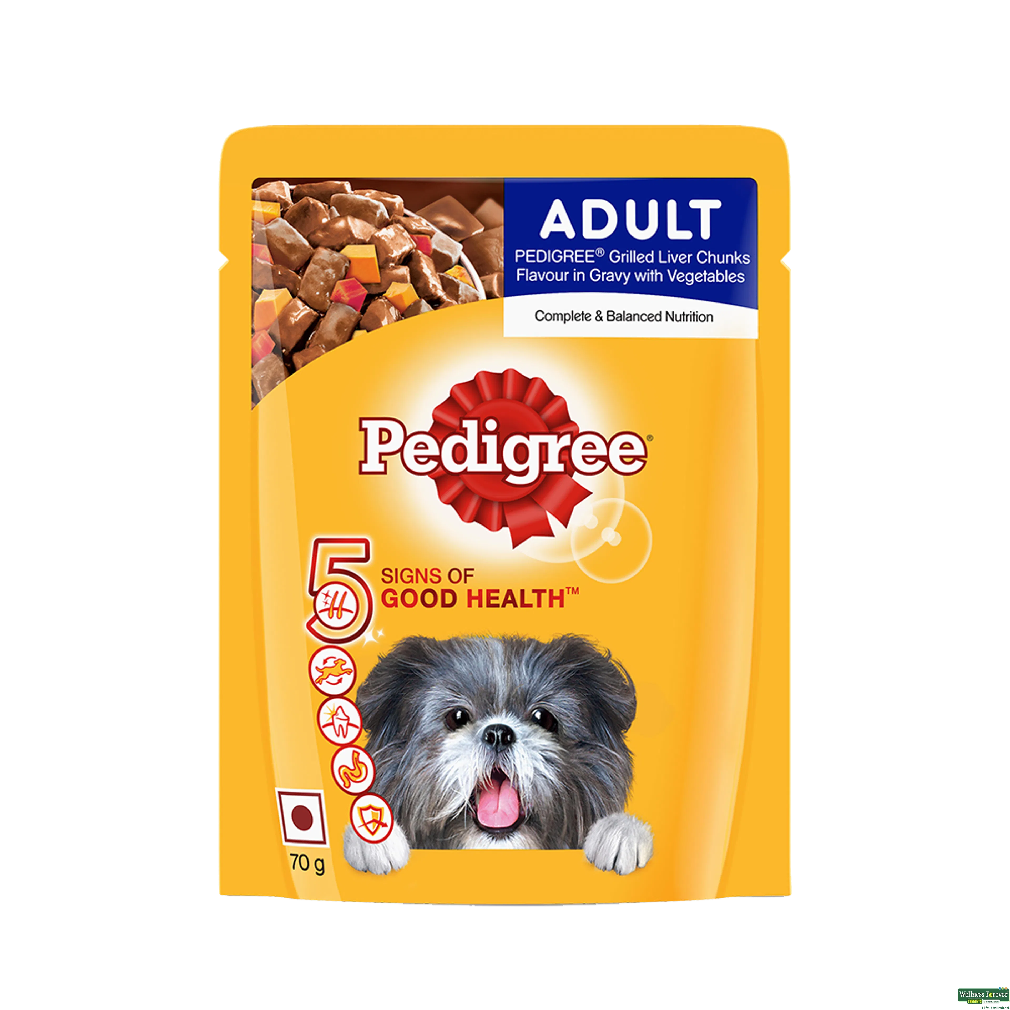 PEDIGREE DOG FOOD CHI/LIVER 70GM-image