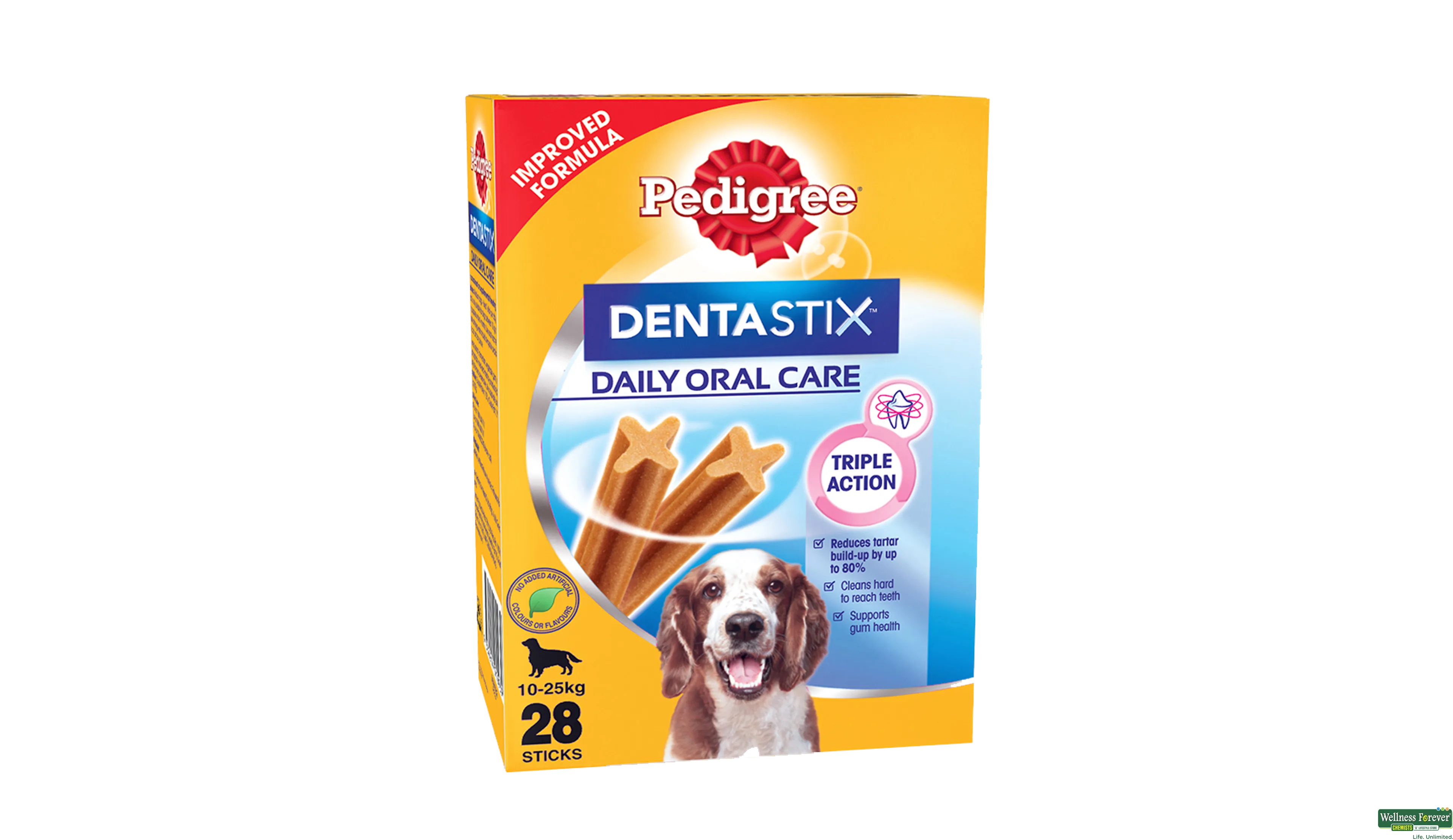 PEDIGREE DOG FOOD DENTASTIX MED/L 180GM- 1, 180GM, null