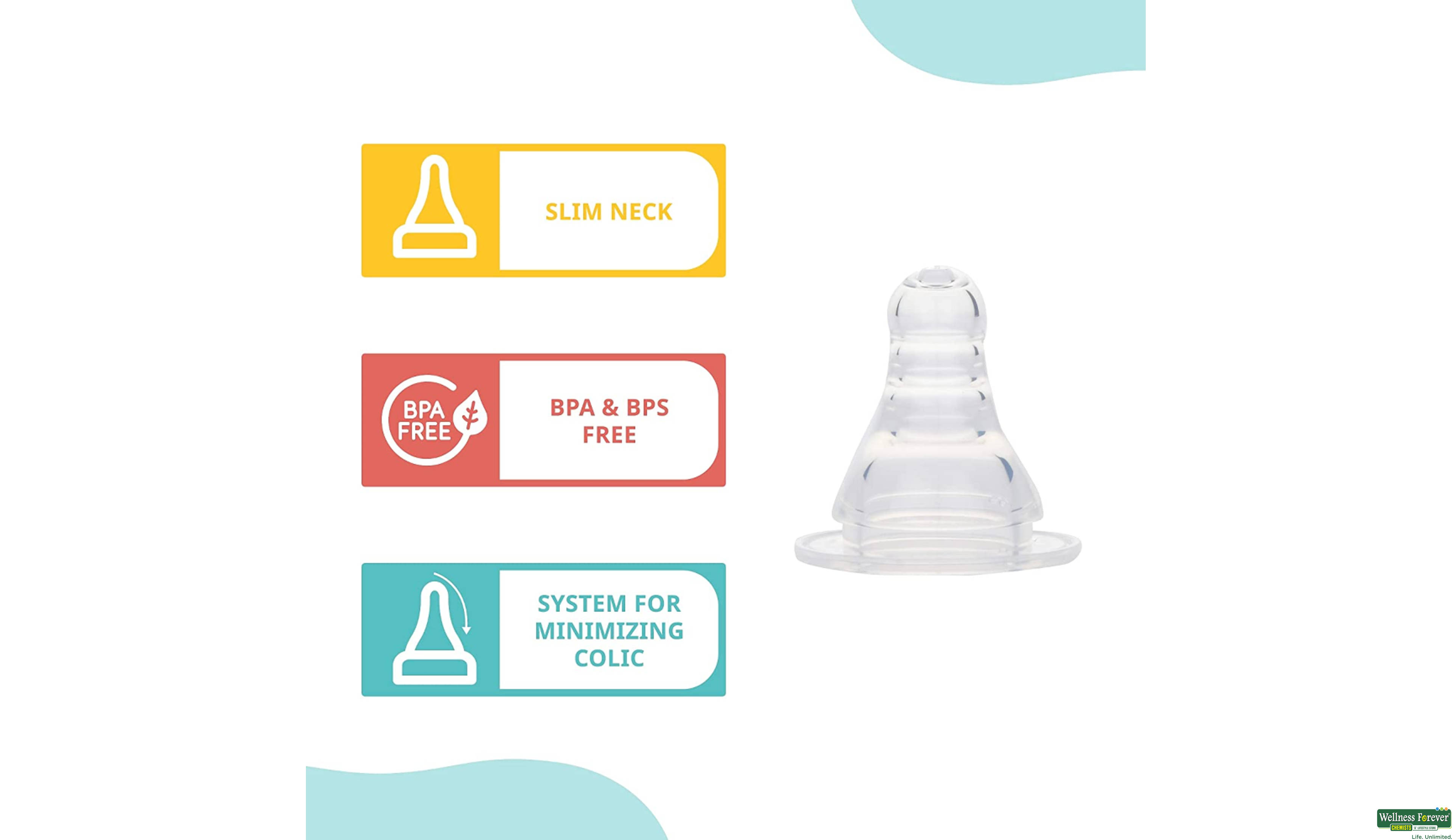 PIGEON NIPPLE PERISTALTIC-M 1PC- 4, 1PC, null