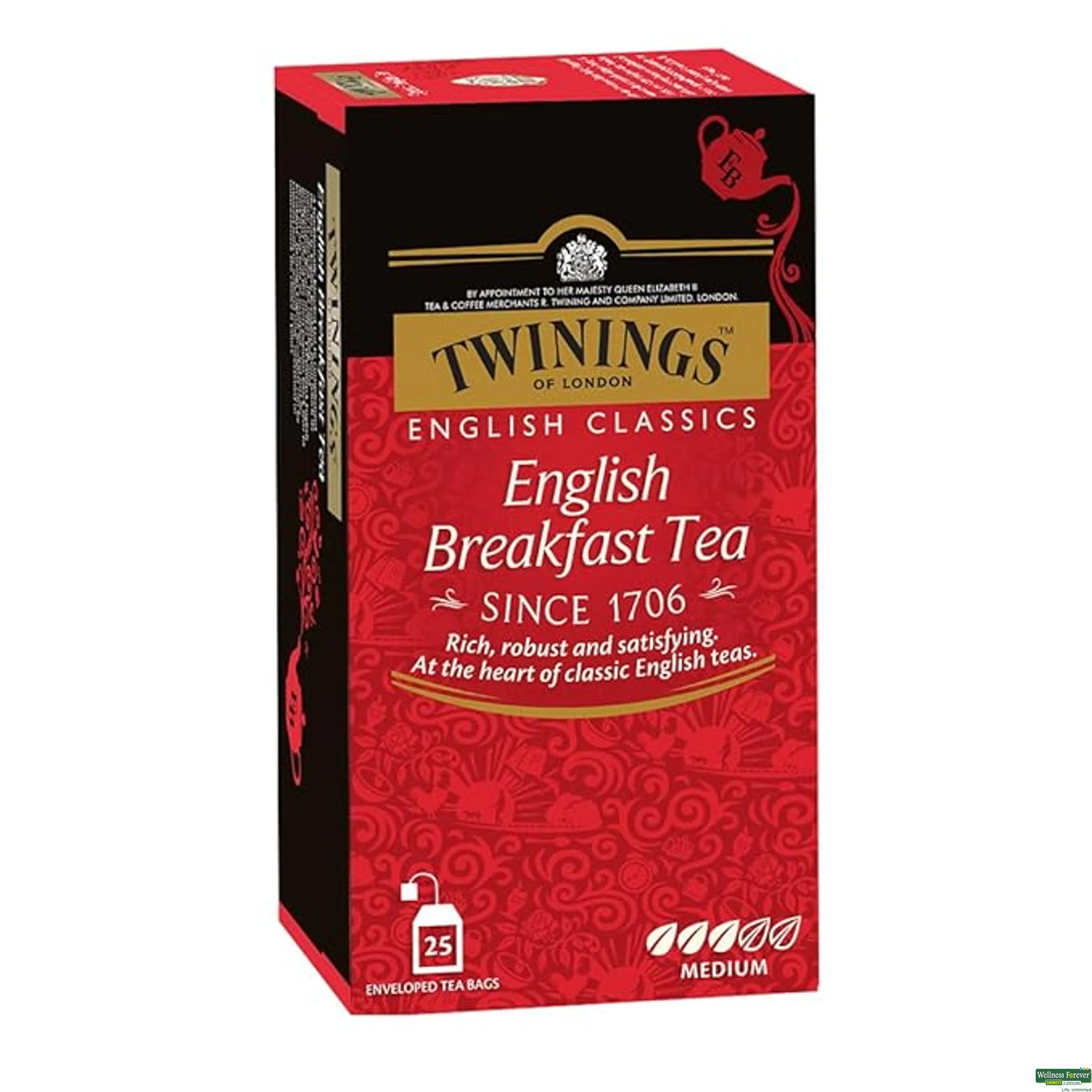 TWININGS TEA ENGLISH BREAKFAST 25BAGS-image