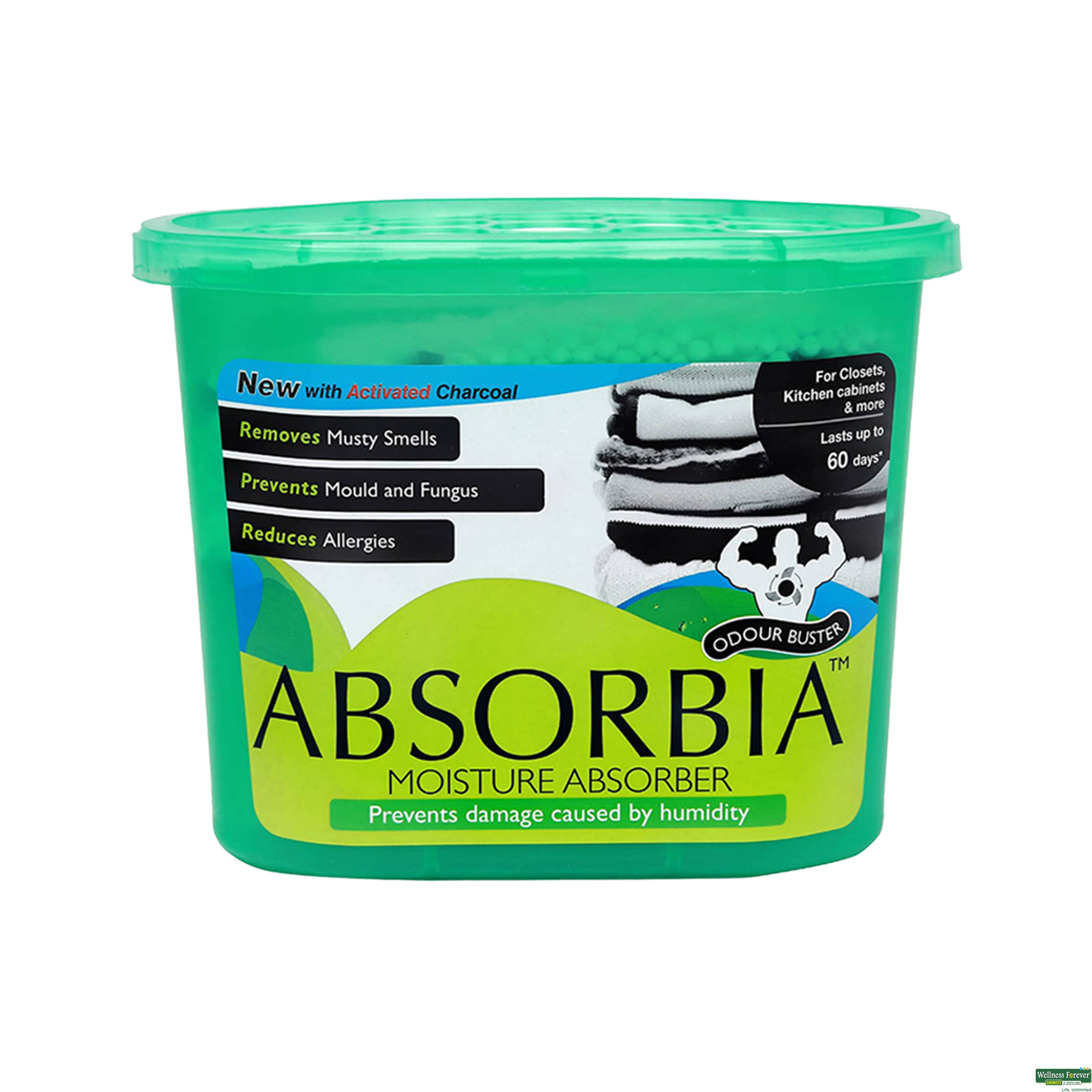 ABSORBIA Moisture Absorber 300g Box Spill proof Pack of 1
-image