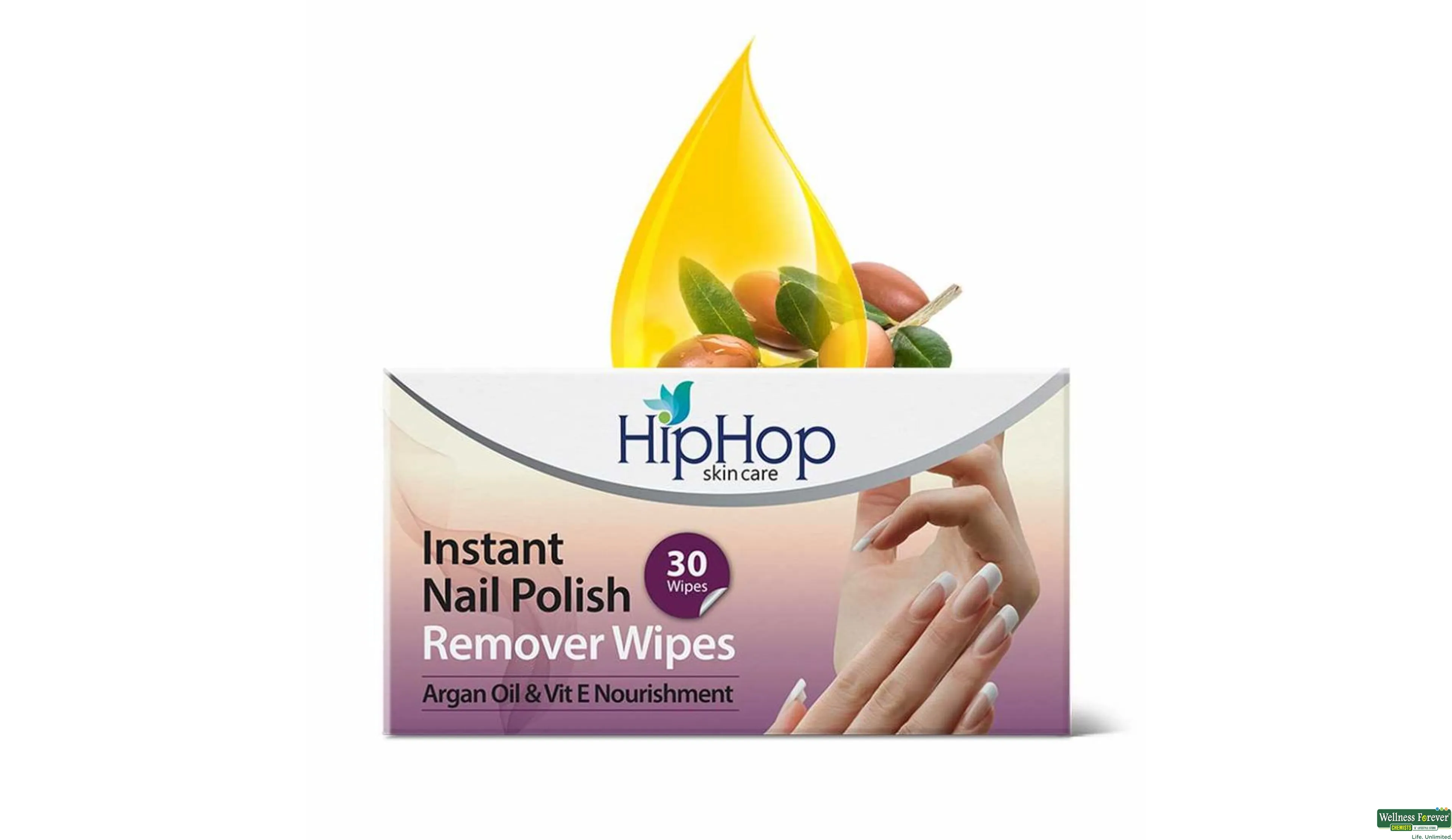 Nail Paint Remover Wipes – Inatur