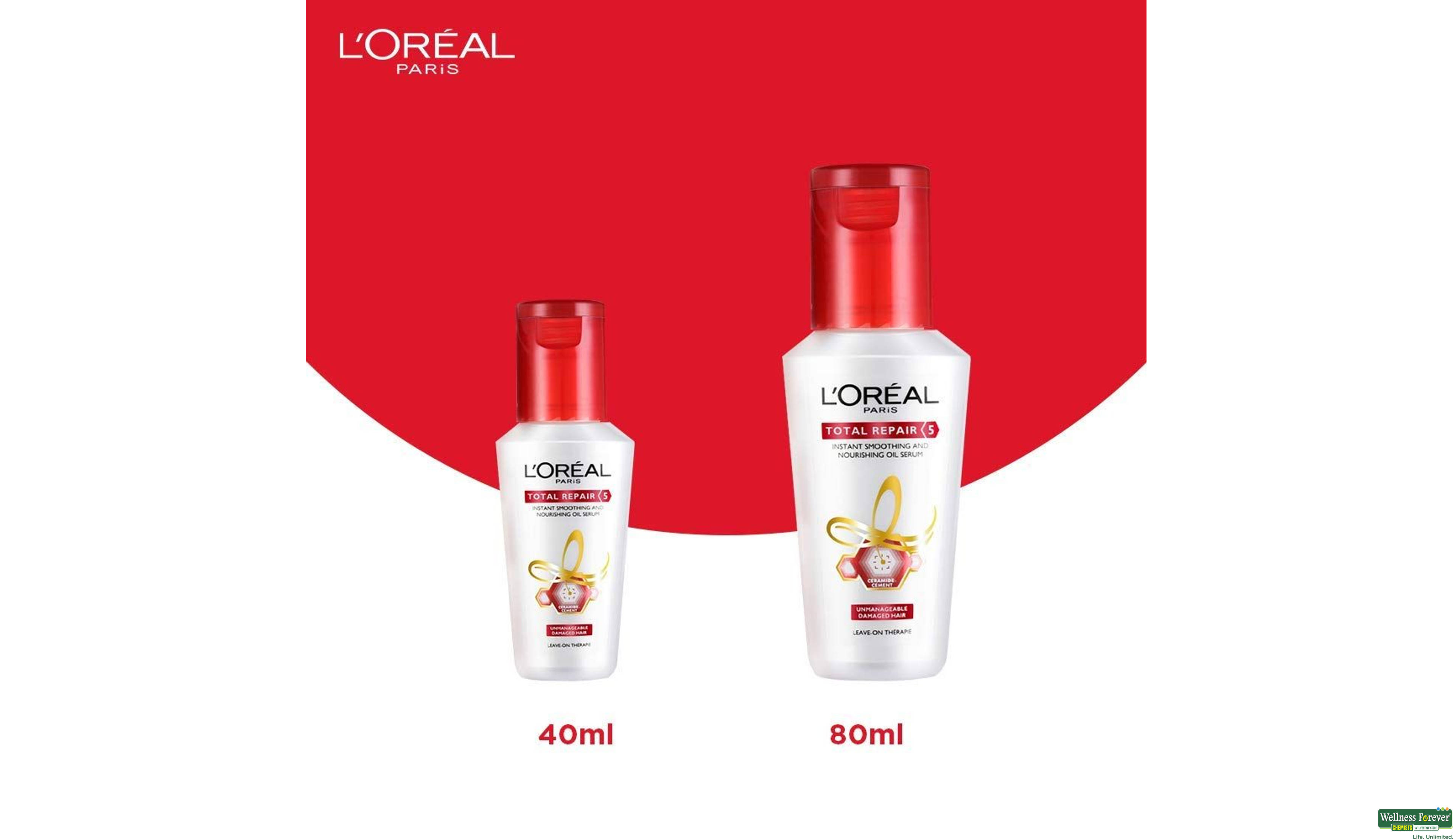 LOREAL HR/SERUM TOTAL REPAIR 80ML- 6, 80ML, 