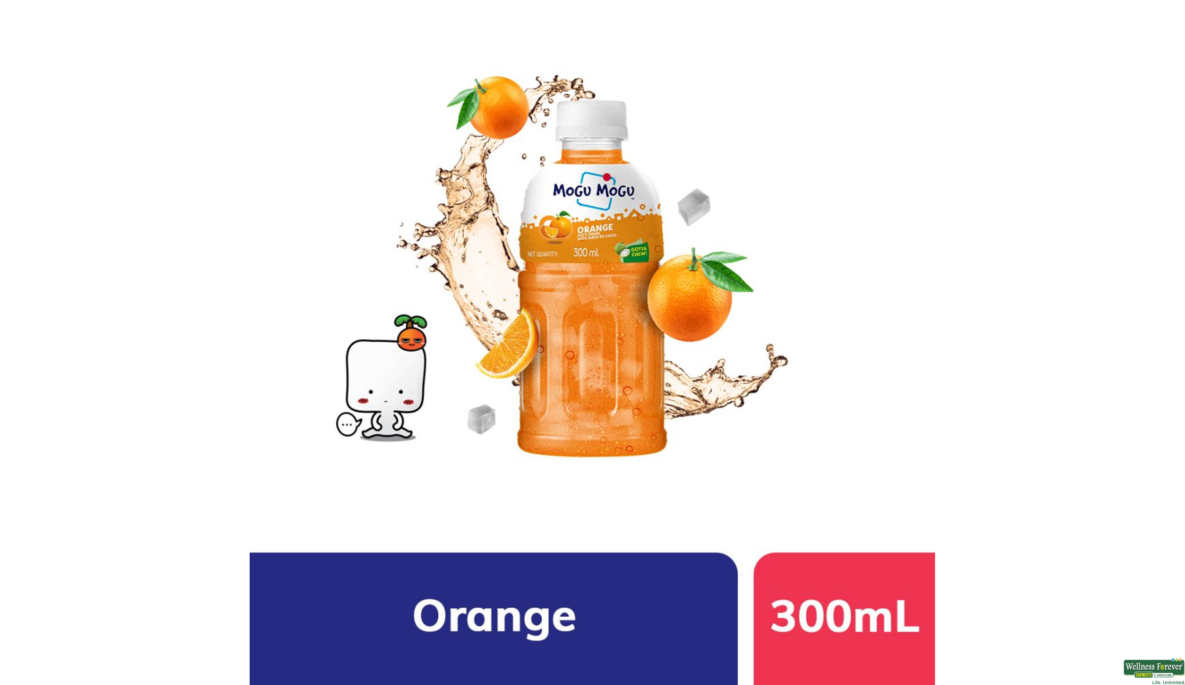 MOGU JUICE ORANGE 300ML- 1, 300ML, 