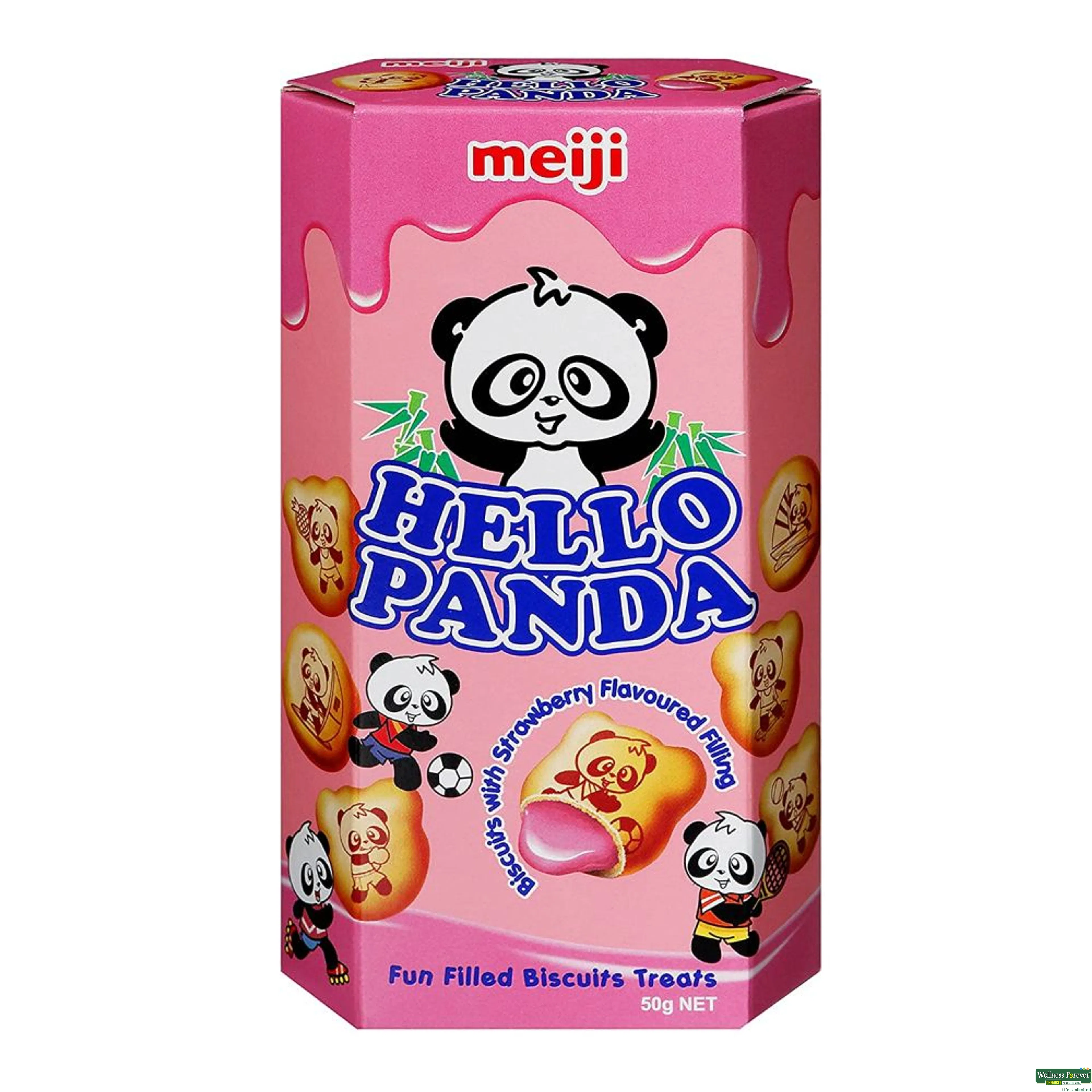 HELLO PANDA BISC STRAWBERRY 50GM-image