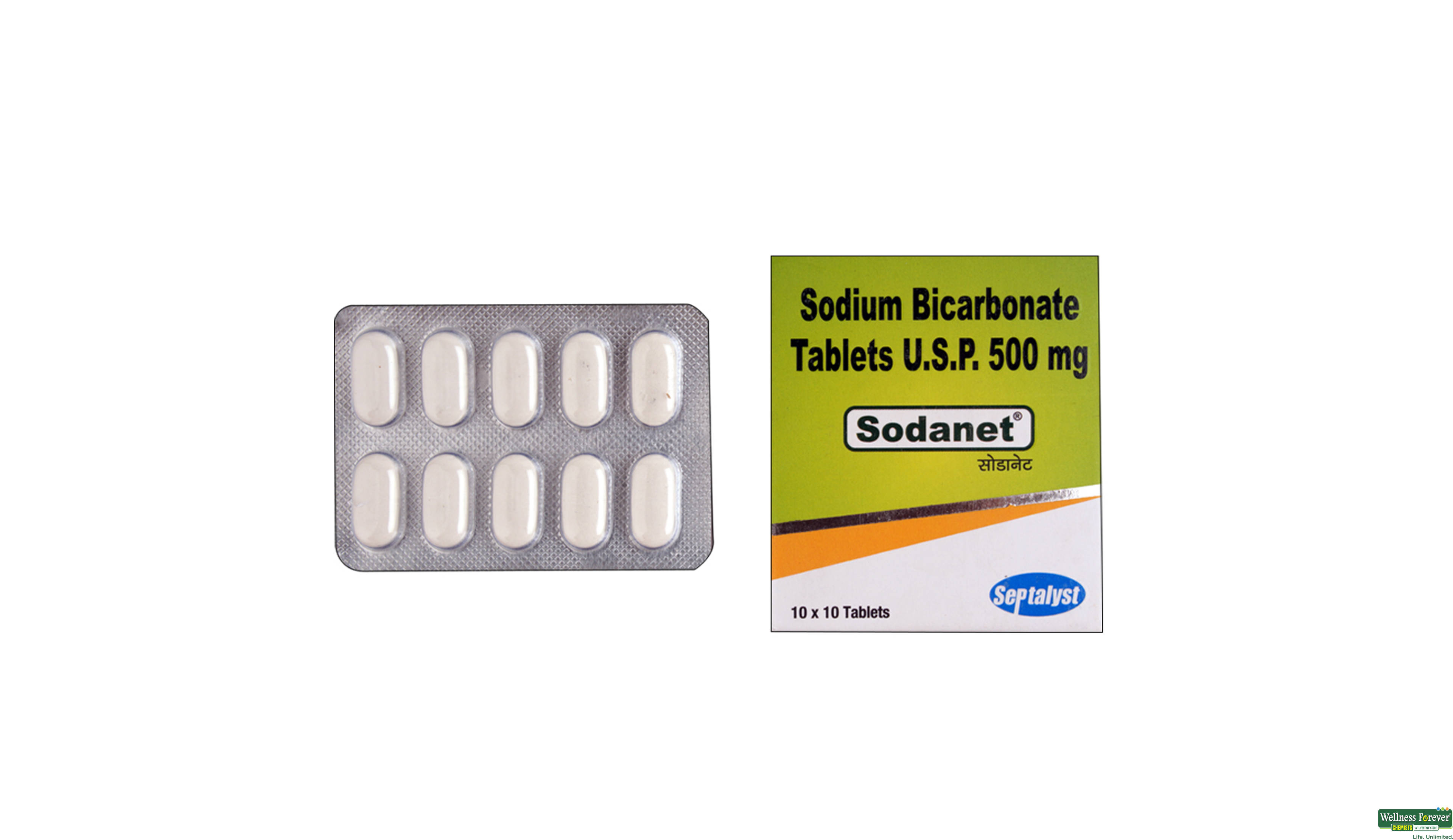 SODANET 500MG 10TAB- 1, 10TAB, 