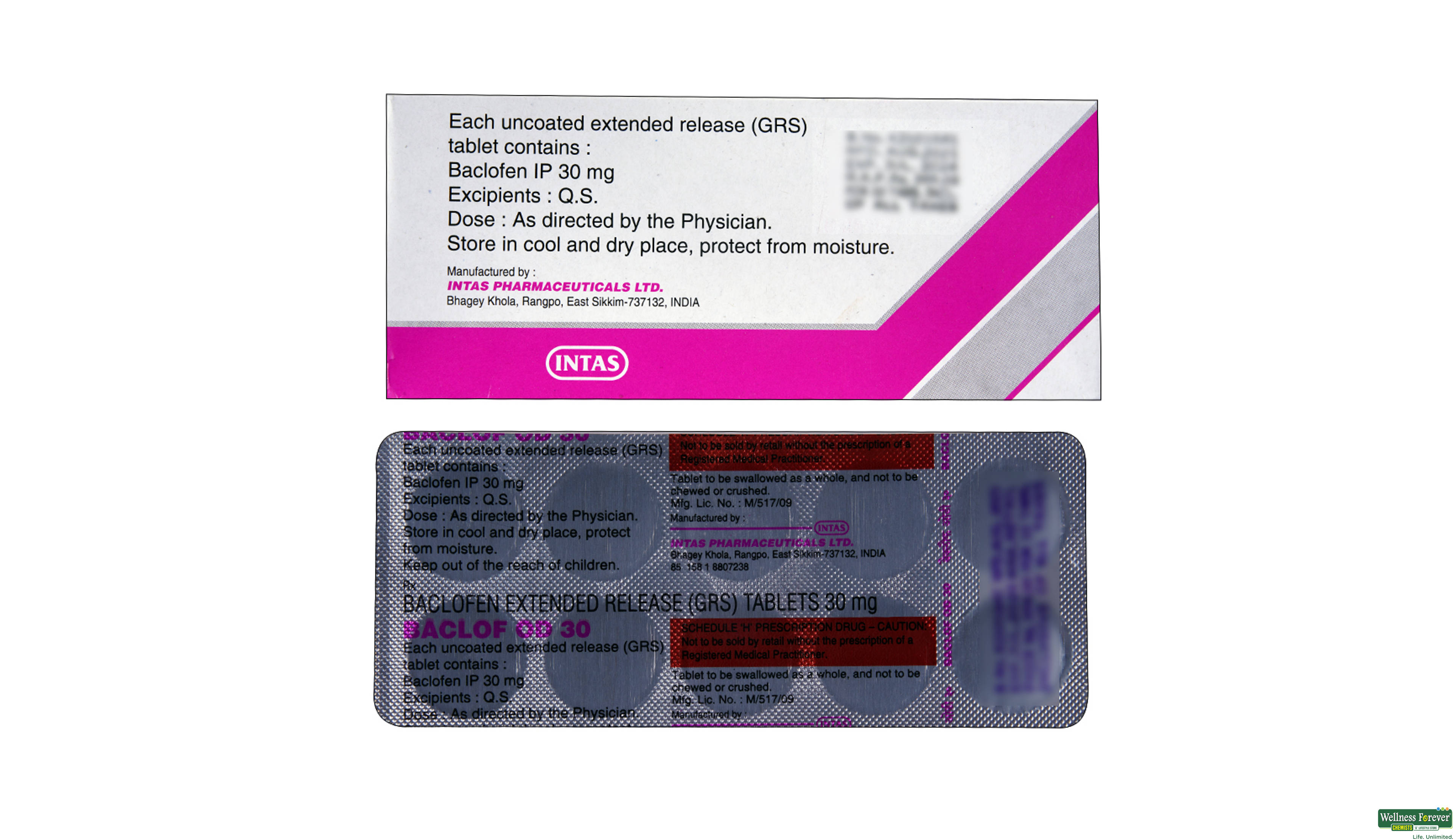 BACLOF-OD 30MG 10TAB- 2, 10TAB, 