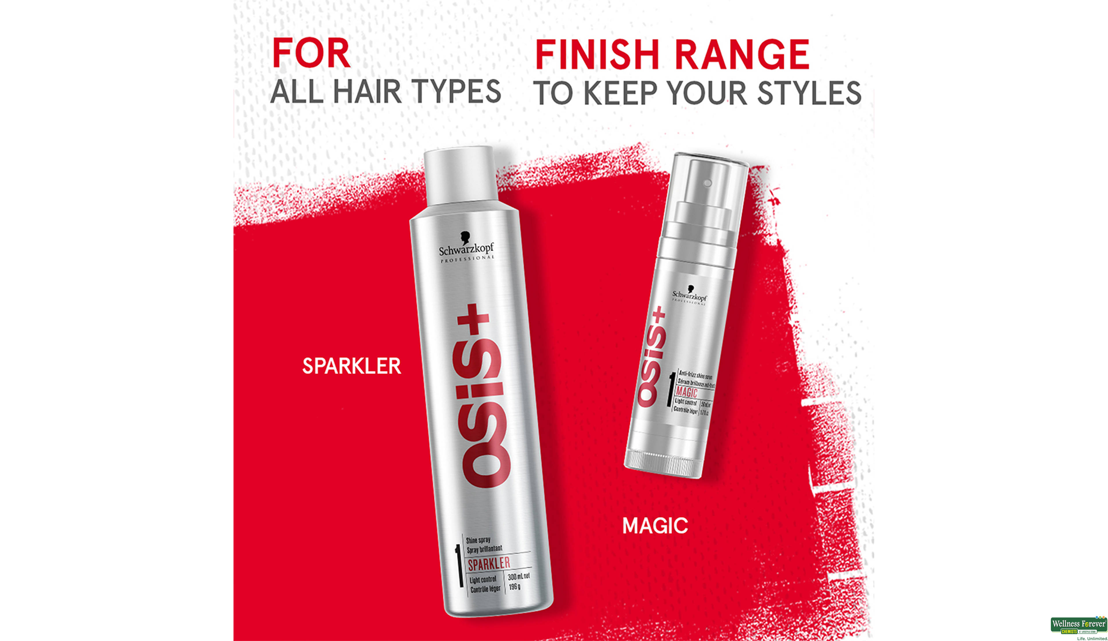 OSIS+ HR/SPRAY SPARKLER 300ML- 6, 300ML, null