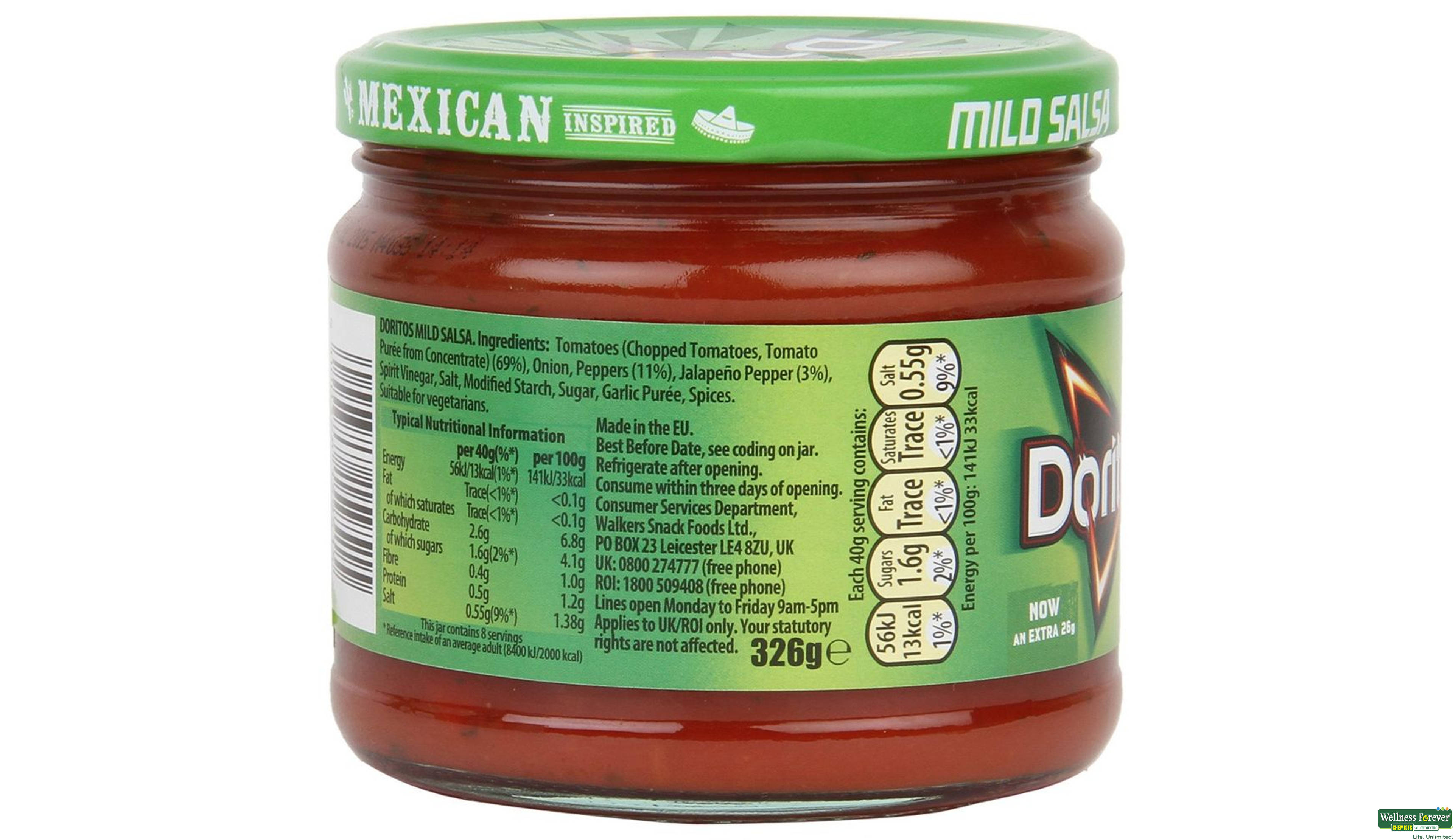 DORITOS SALSA DIP COOL 300GM- 10, 300GM, 