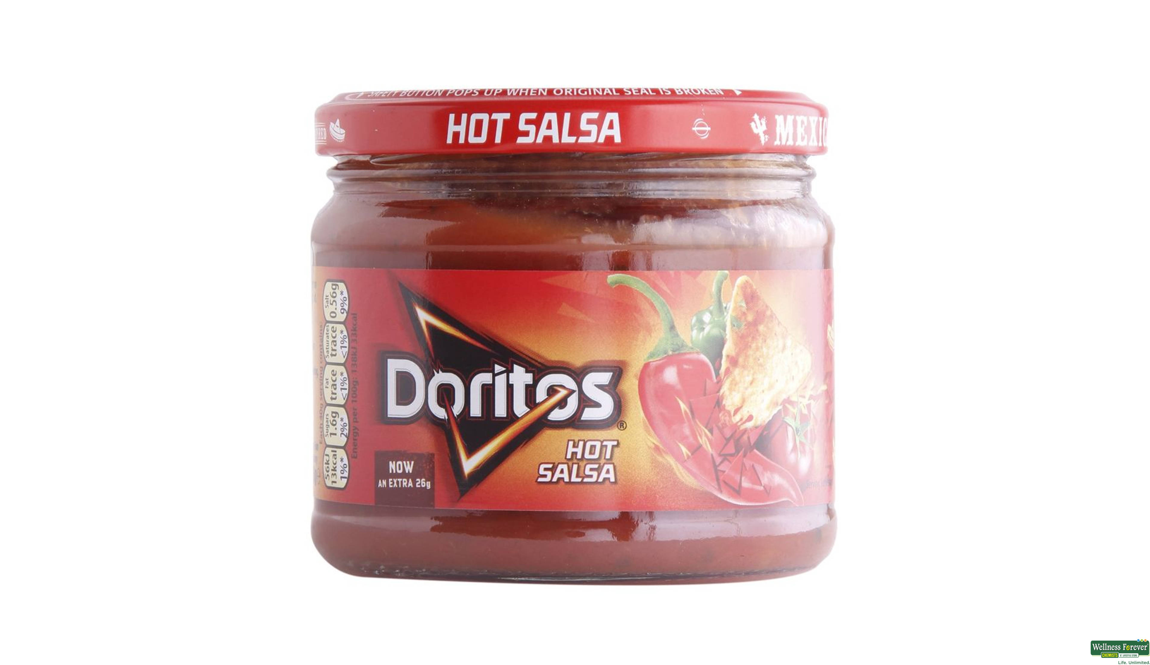 DORITOS SALSA DIP HOT 326GM- 1, 326GM, 