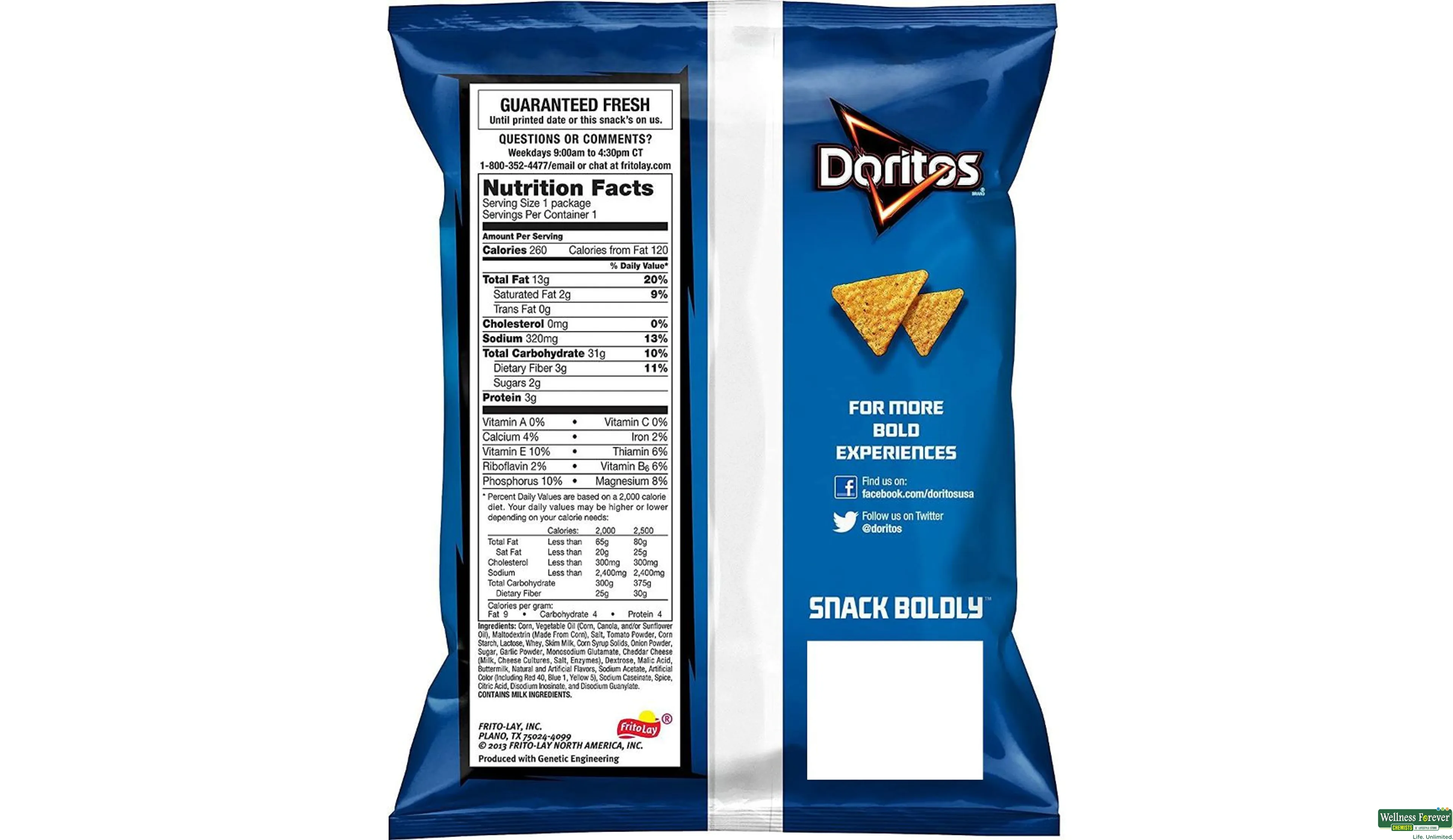 DORITOS CHIPS COOL RANCH 198GM- 2, 198GM, 