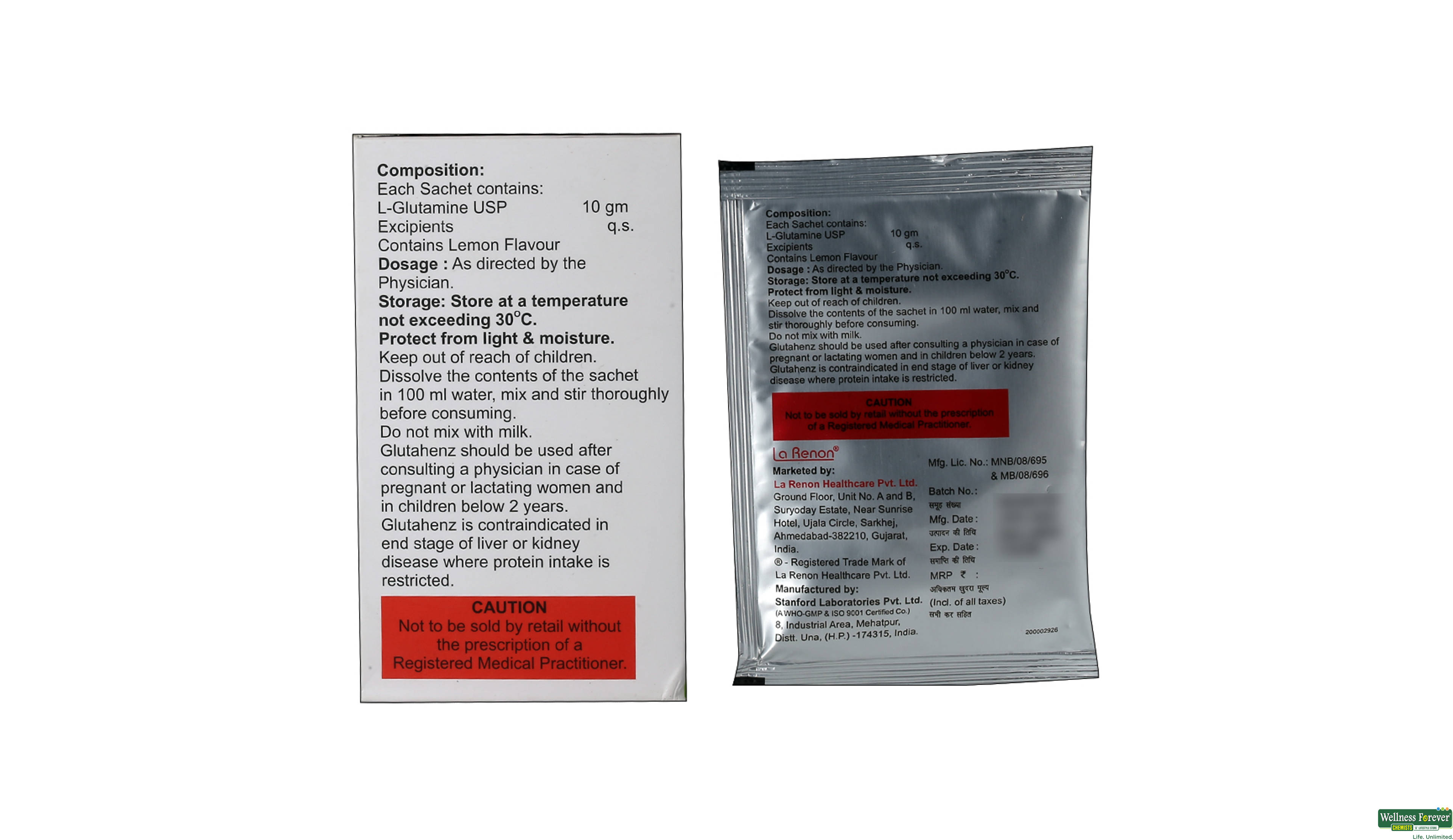 GLUTAHENZ SACH 15GM- 2, 15GM, 