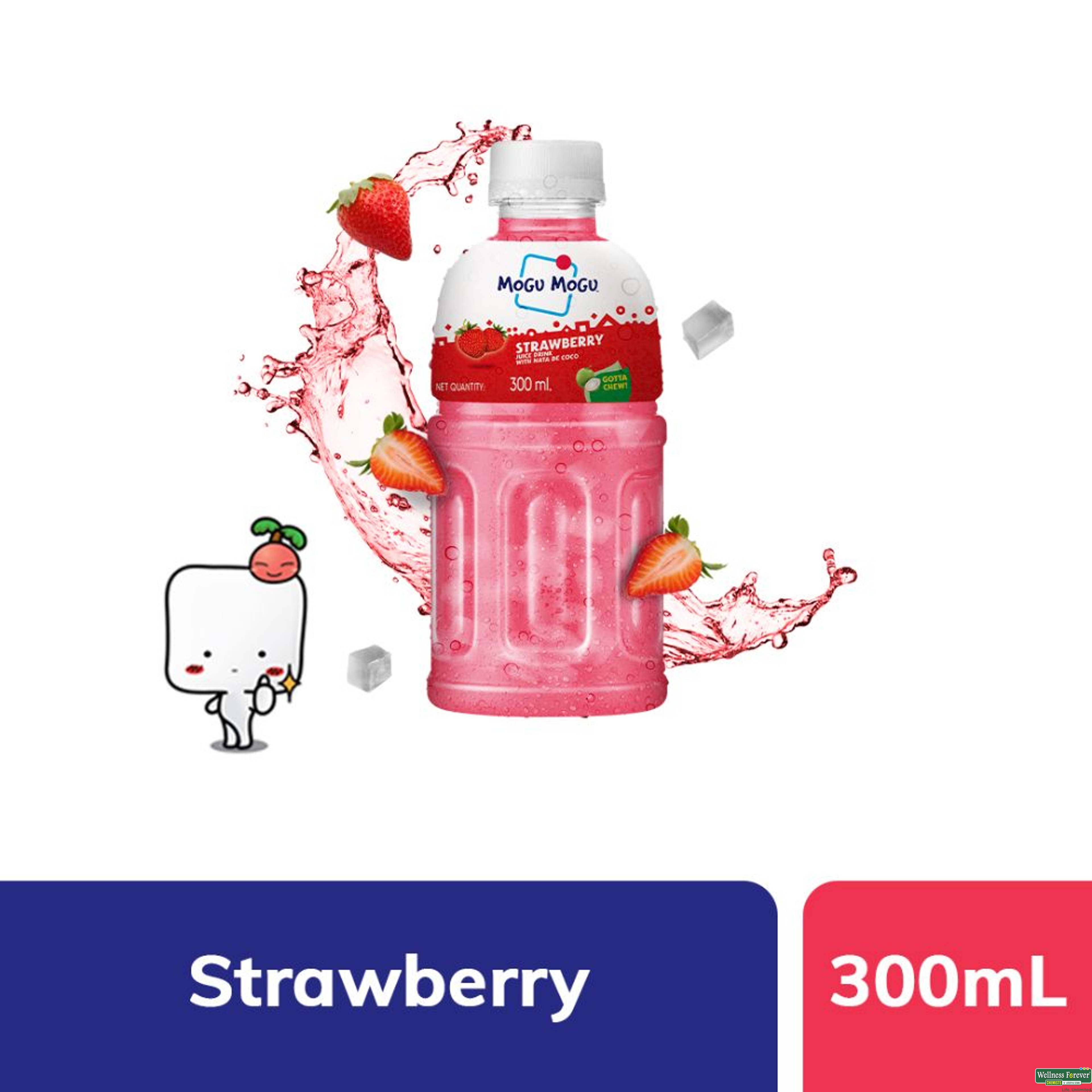 Mogu Mogu Strawberry Juice, 320 ml-image