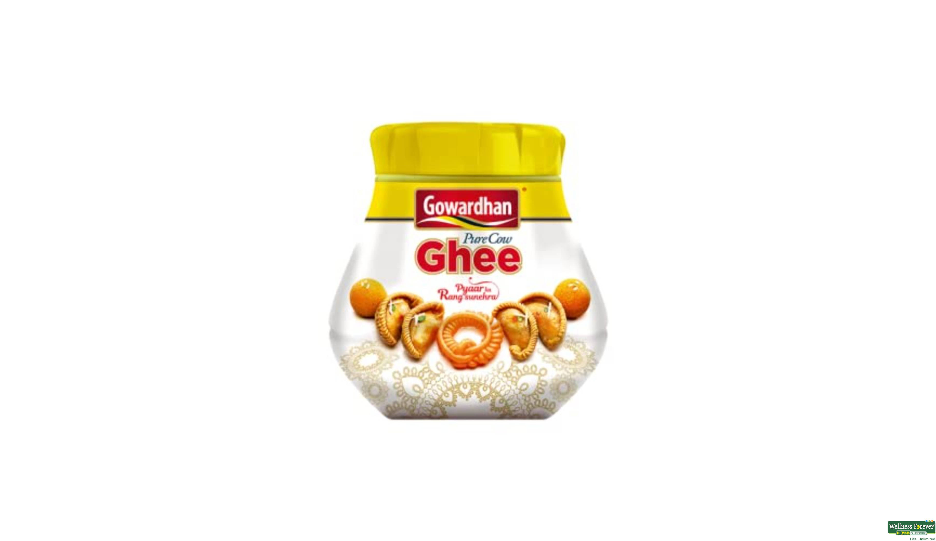 GOWARDHAN COW GHEE JAR 1LTR- 1, 1LTR, 