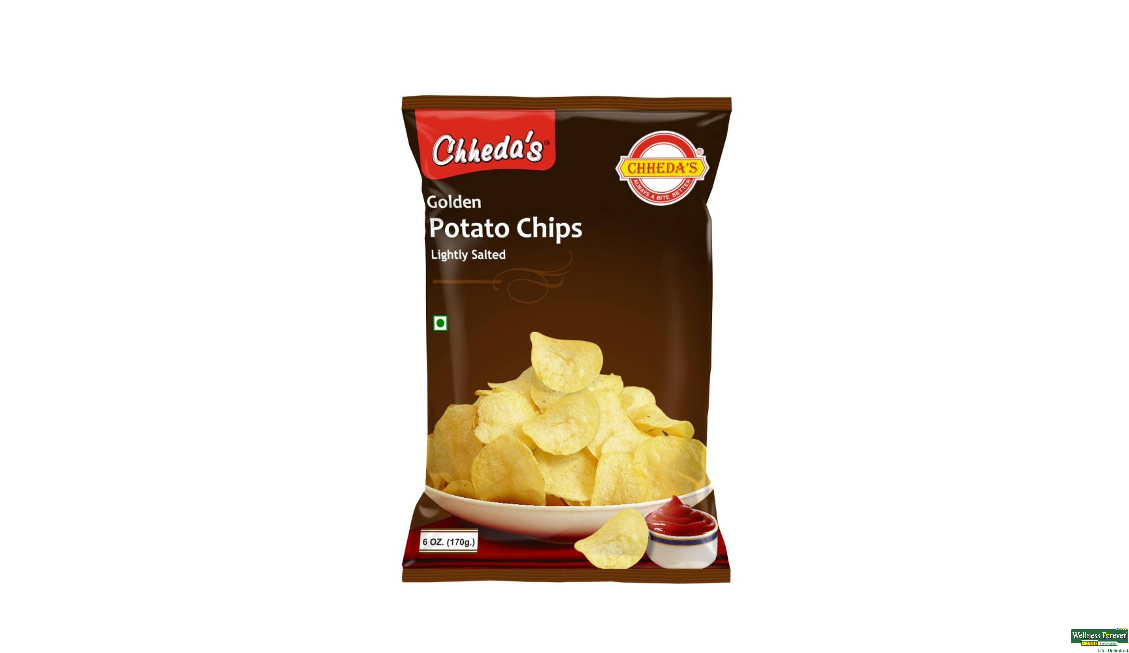 CHHEDAS CHIPS POTATO CLASSIC SALTED 200GM- 1, 200GM, 