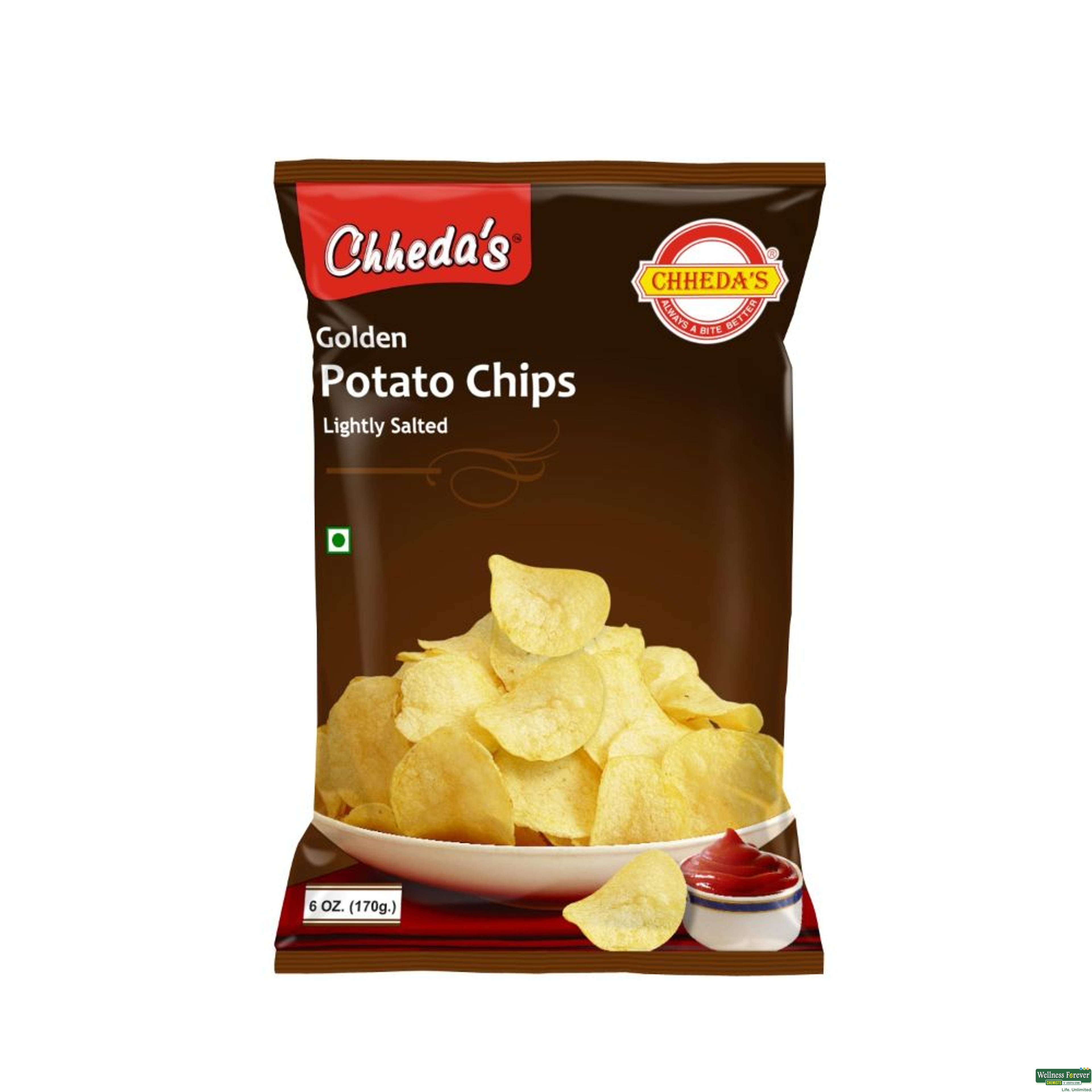 Chhedas Chips Potato Classic Salted 200g-image