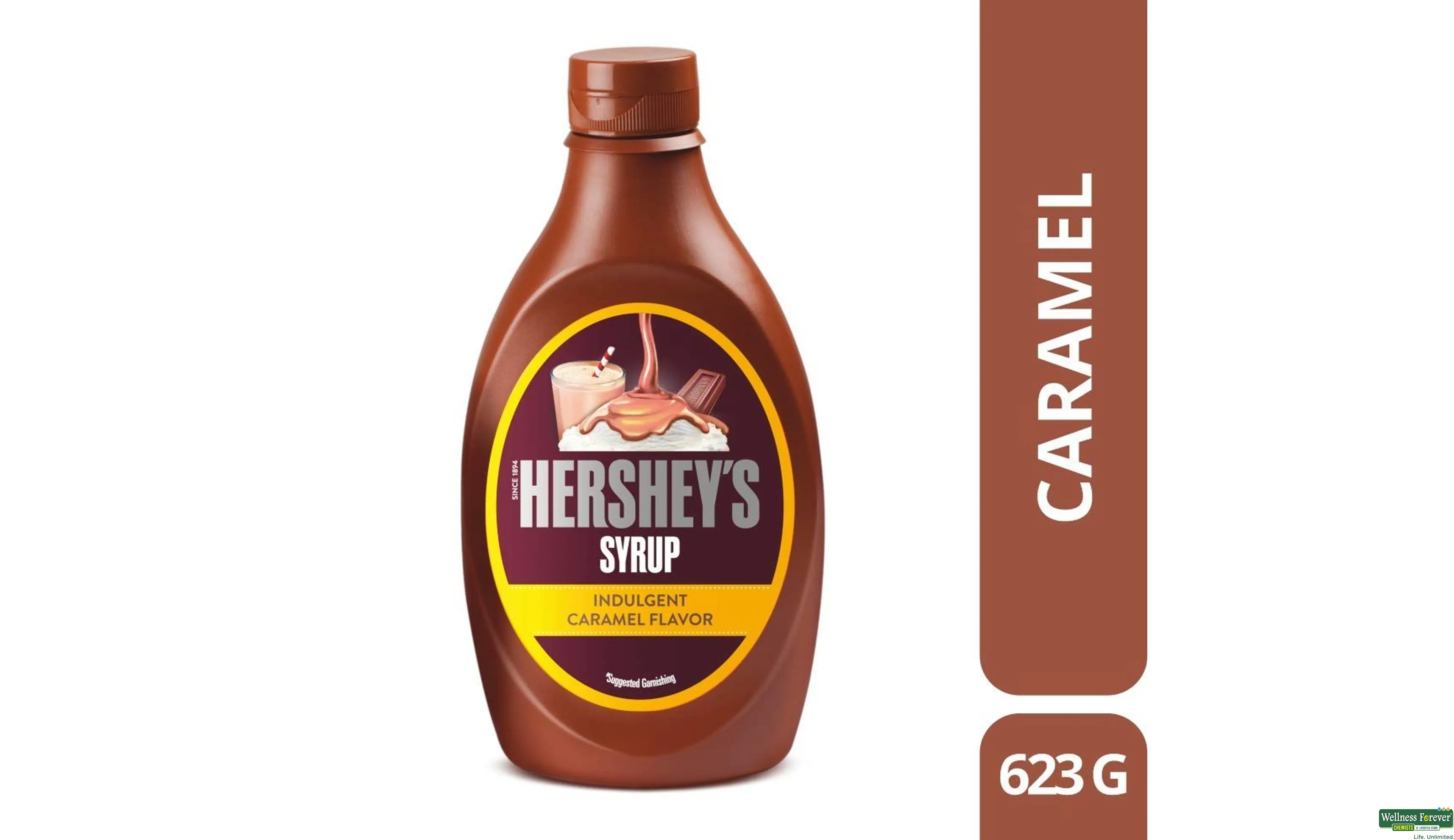 HERSHEYS SYP CARAMEAL 623ML- 1, 623GM, null