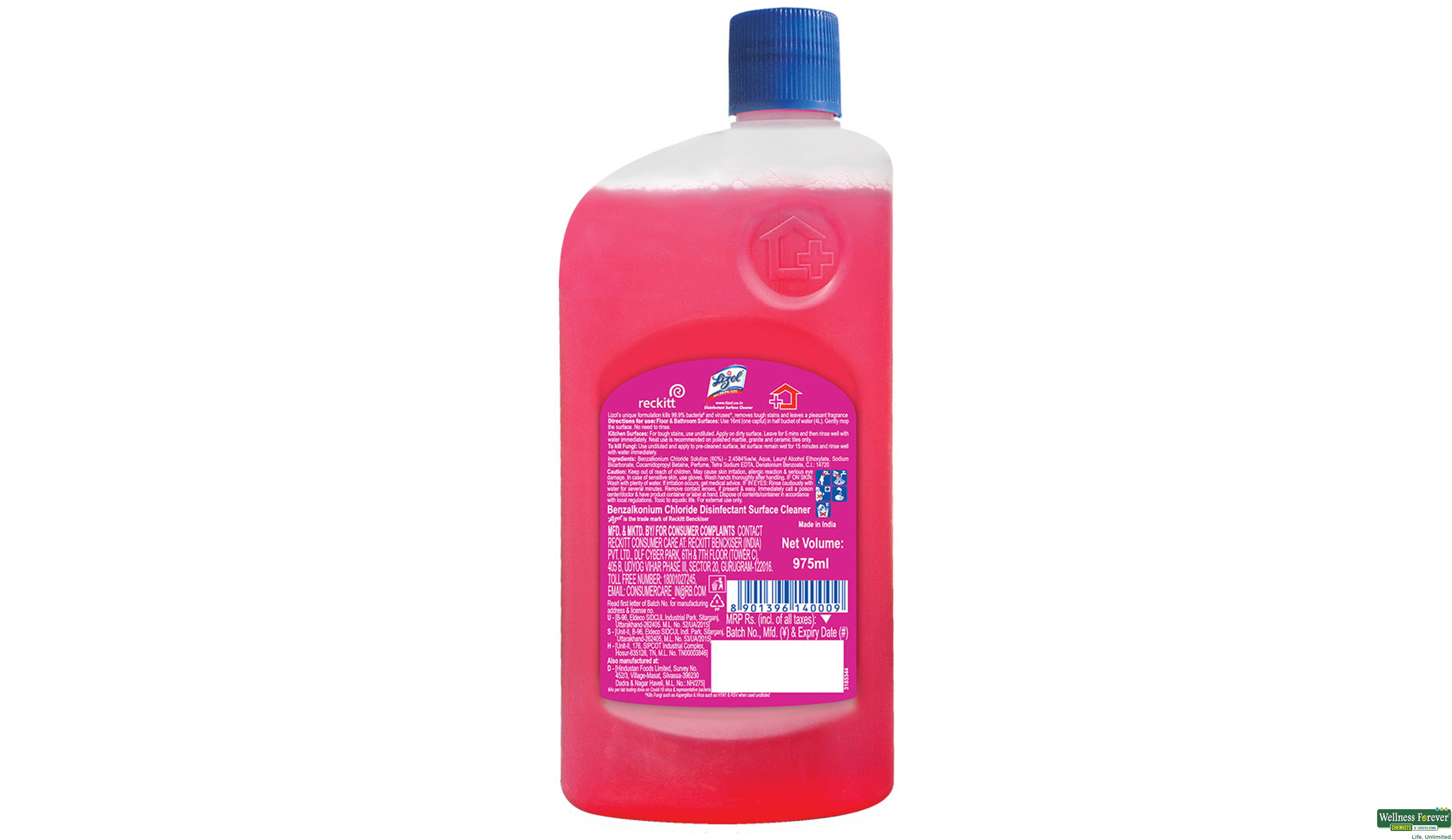 LIZOL FLR/CLNR FLORAL 975ML ##- 3, 975ML, 