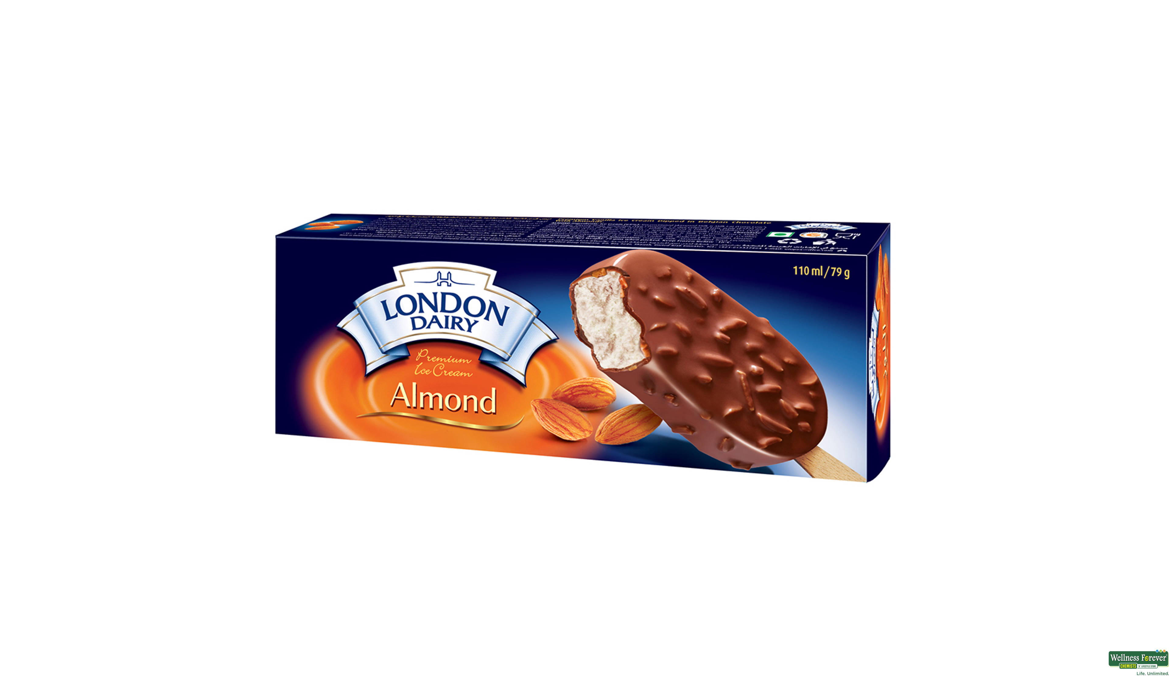 LOND I/C ALMOND STICK 1PC- 1, 1PC, 