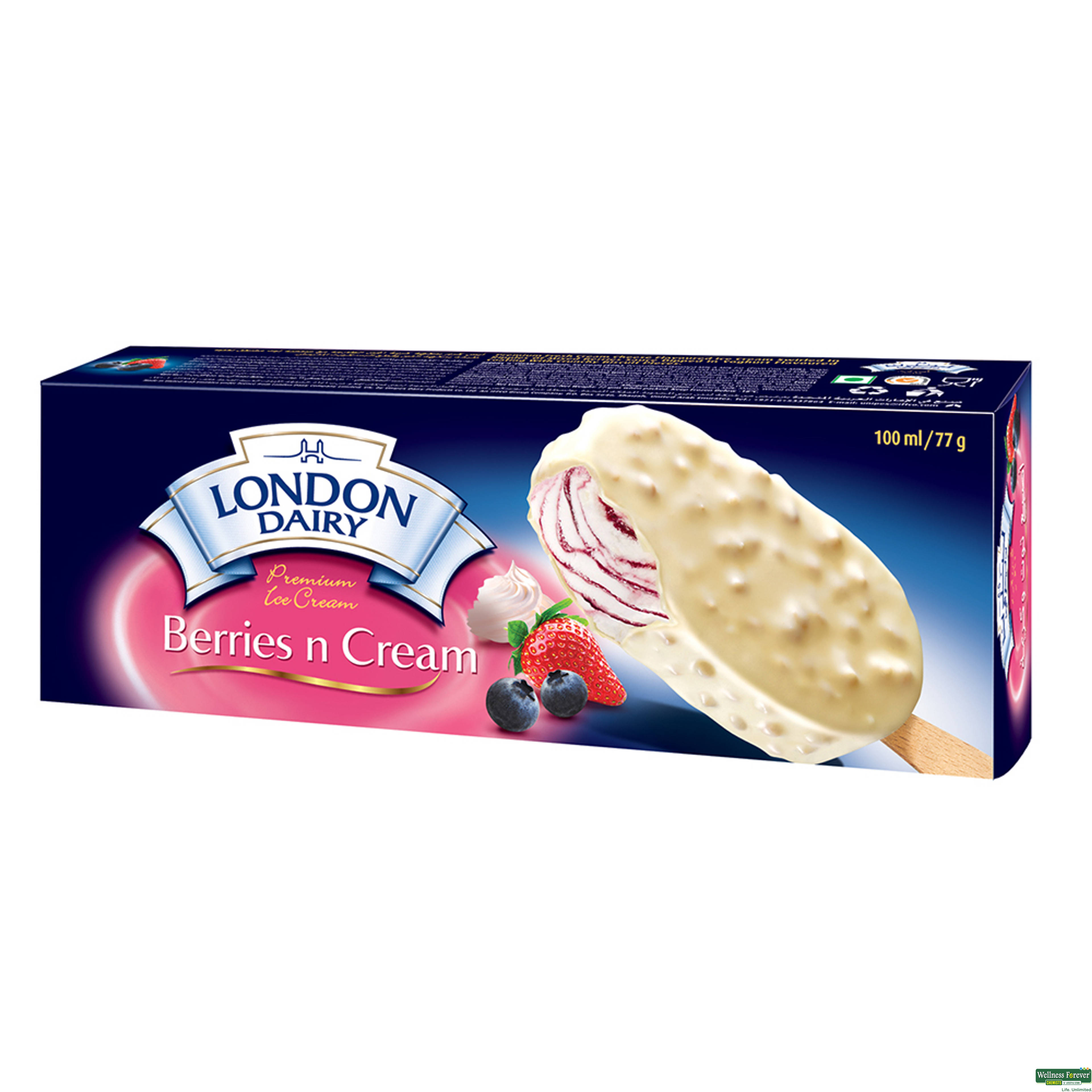 London Dairy Berrys & Cream Stick 1 Piece-image