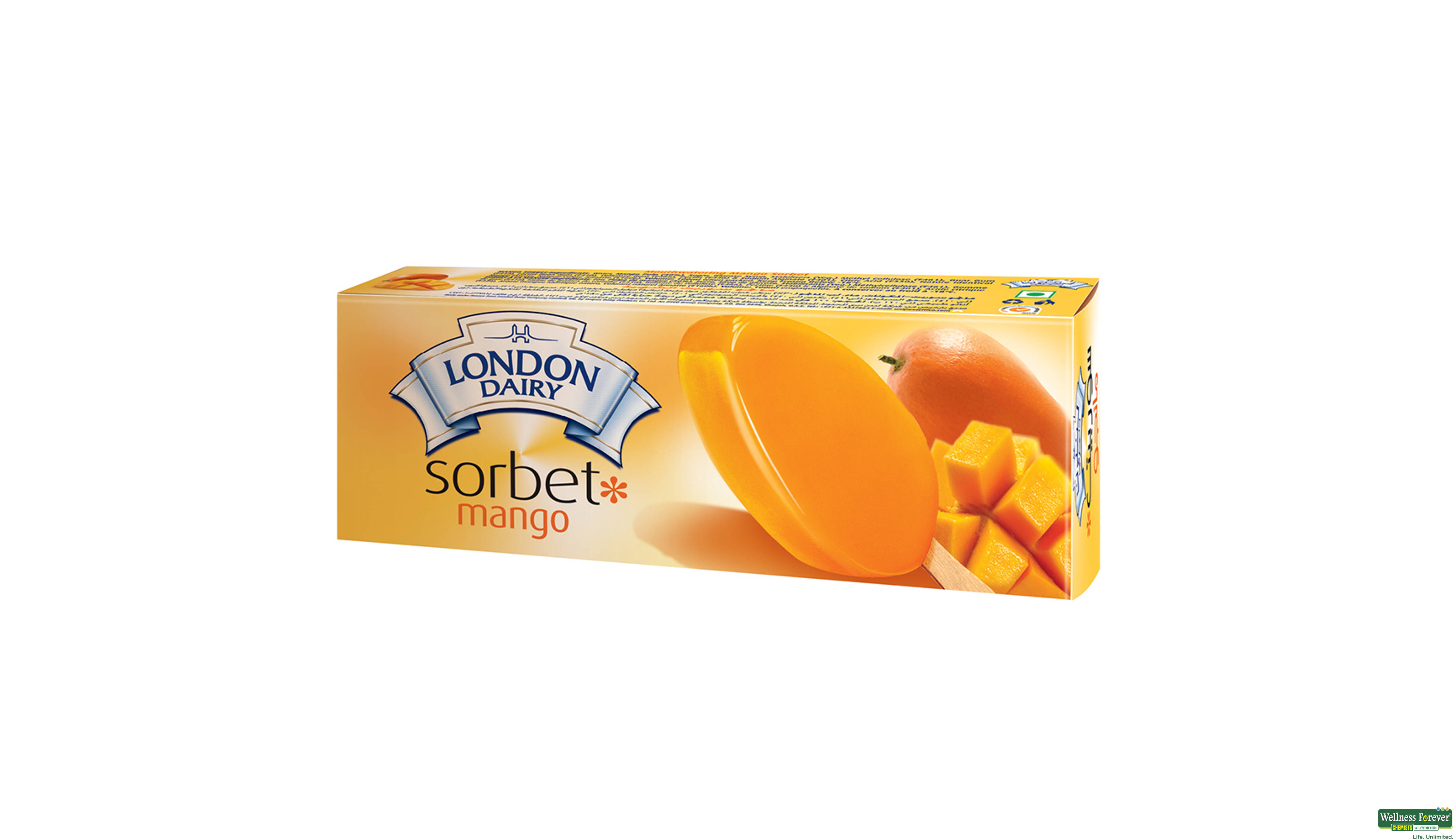 LOND I/C MANGO SORBET STICK 1PC- 1, 1PC, 