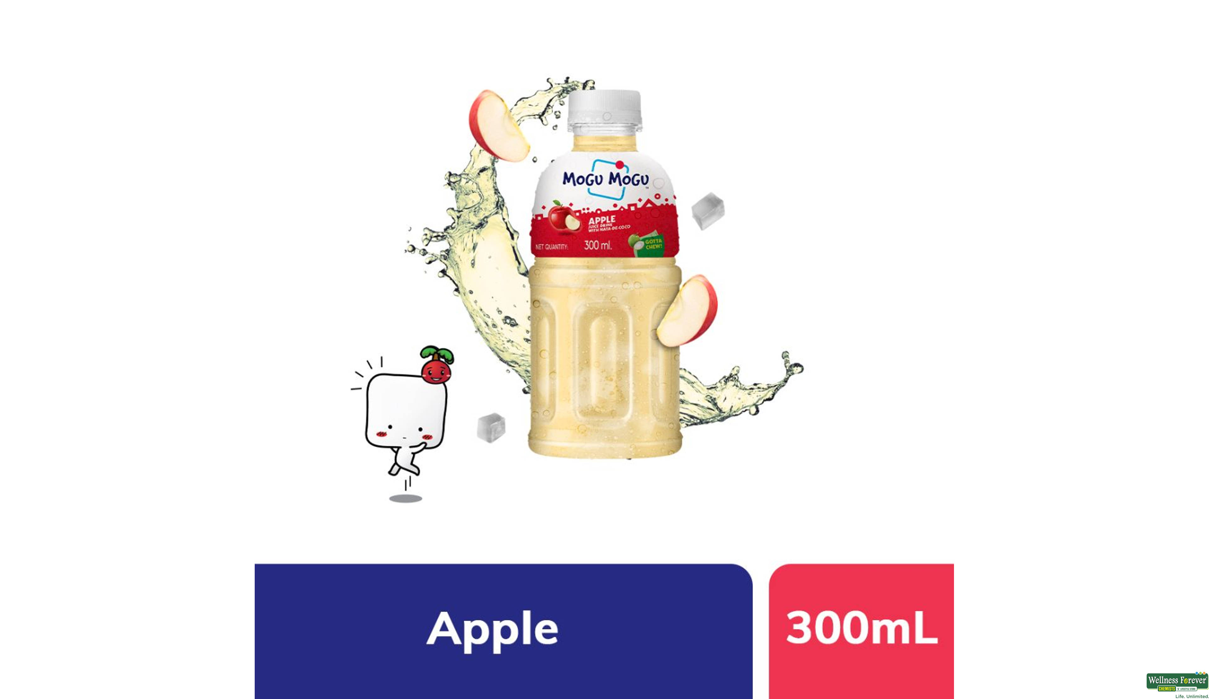 MOGU JUICE APPLE 300ML- 1, 300ML, 