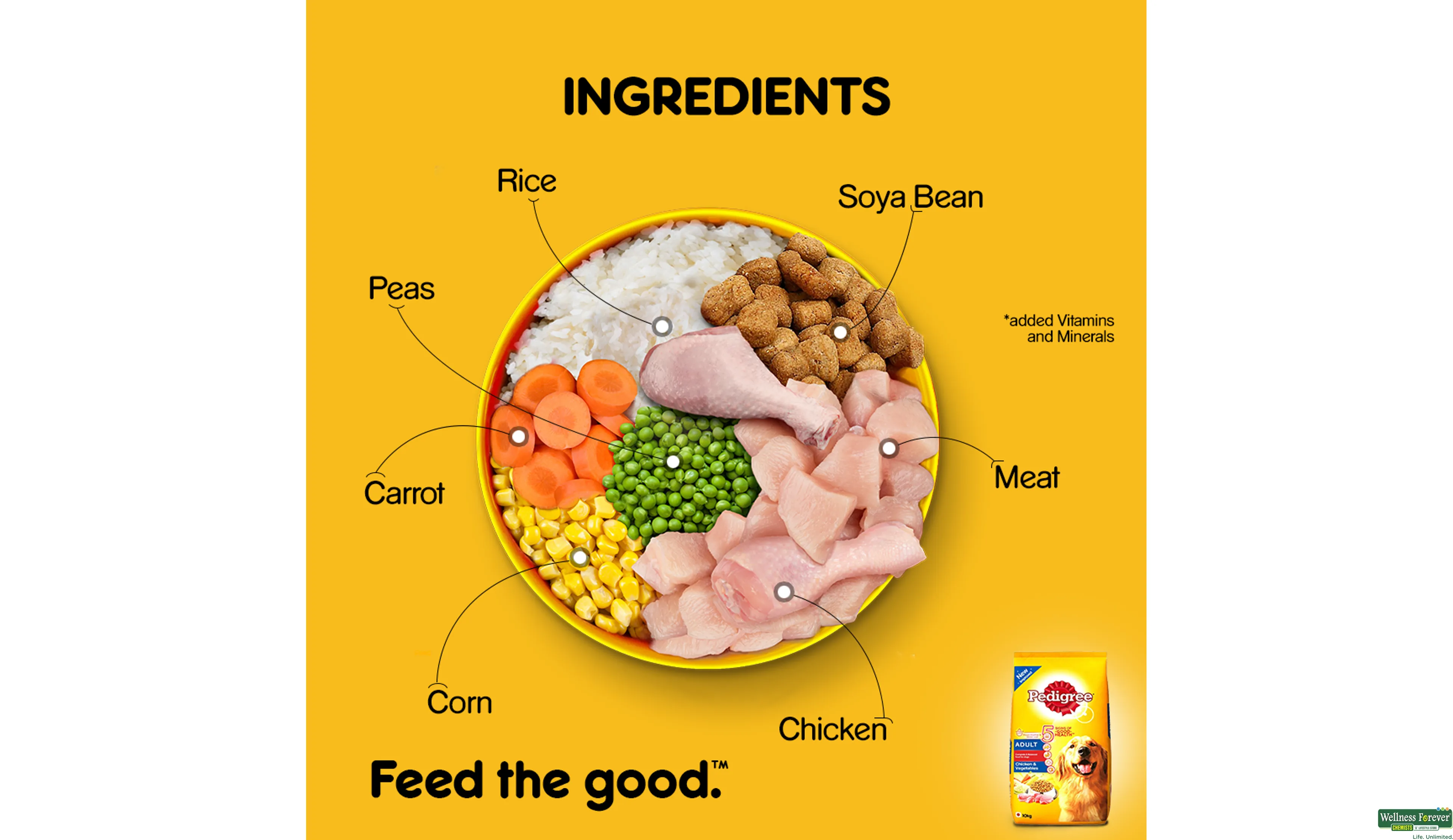 Pedigree veg 10kg hot sale