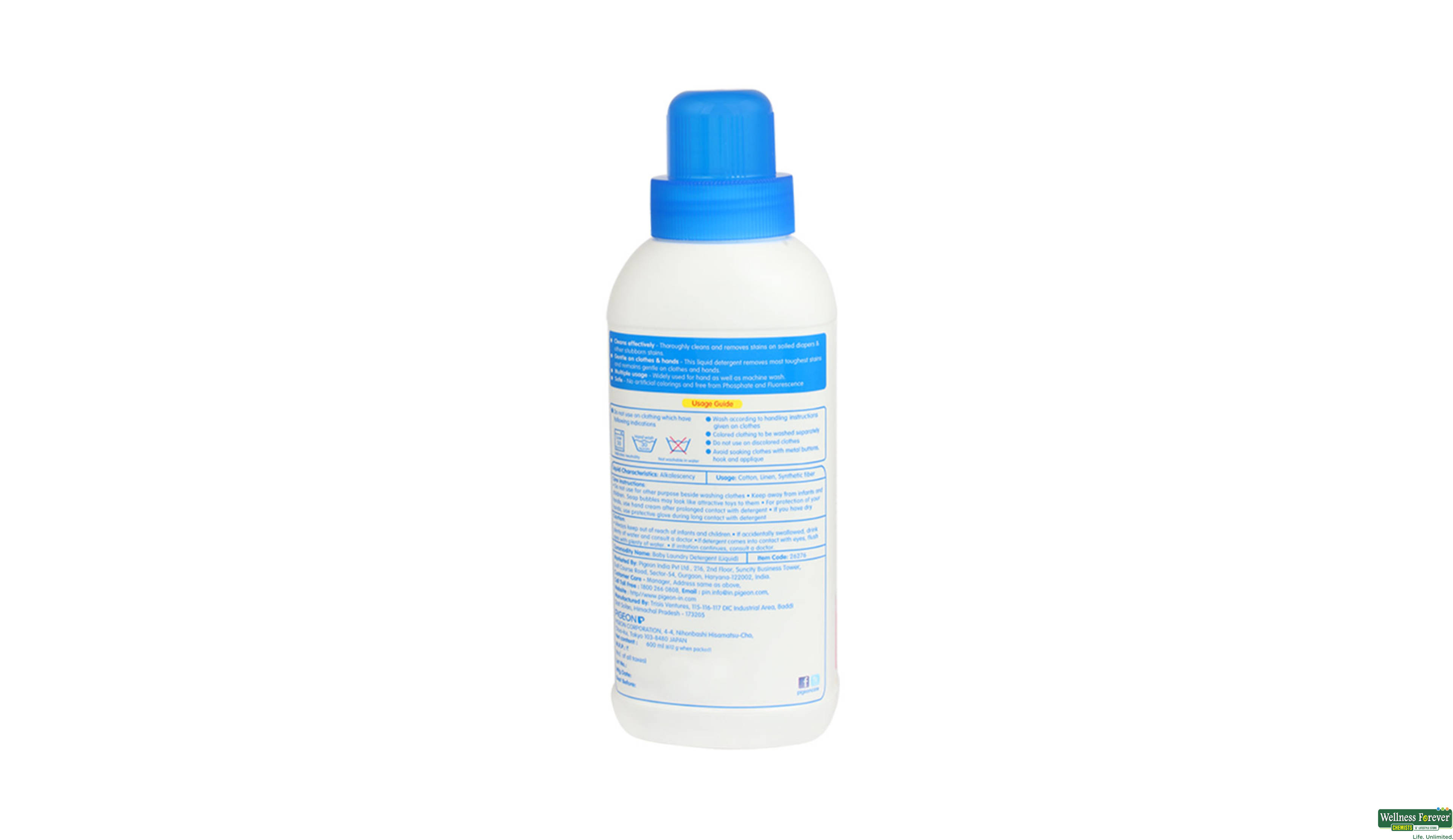 PIGEON LIQ DETERGENT LAUNDRY BOTT 600ML- 2, 600ML, null