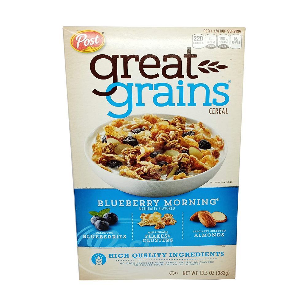 Buy Post Blueberry Morning Cereal, 382 g Online at Best Prices