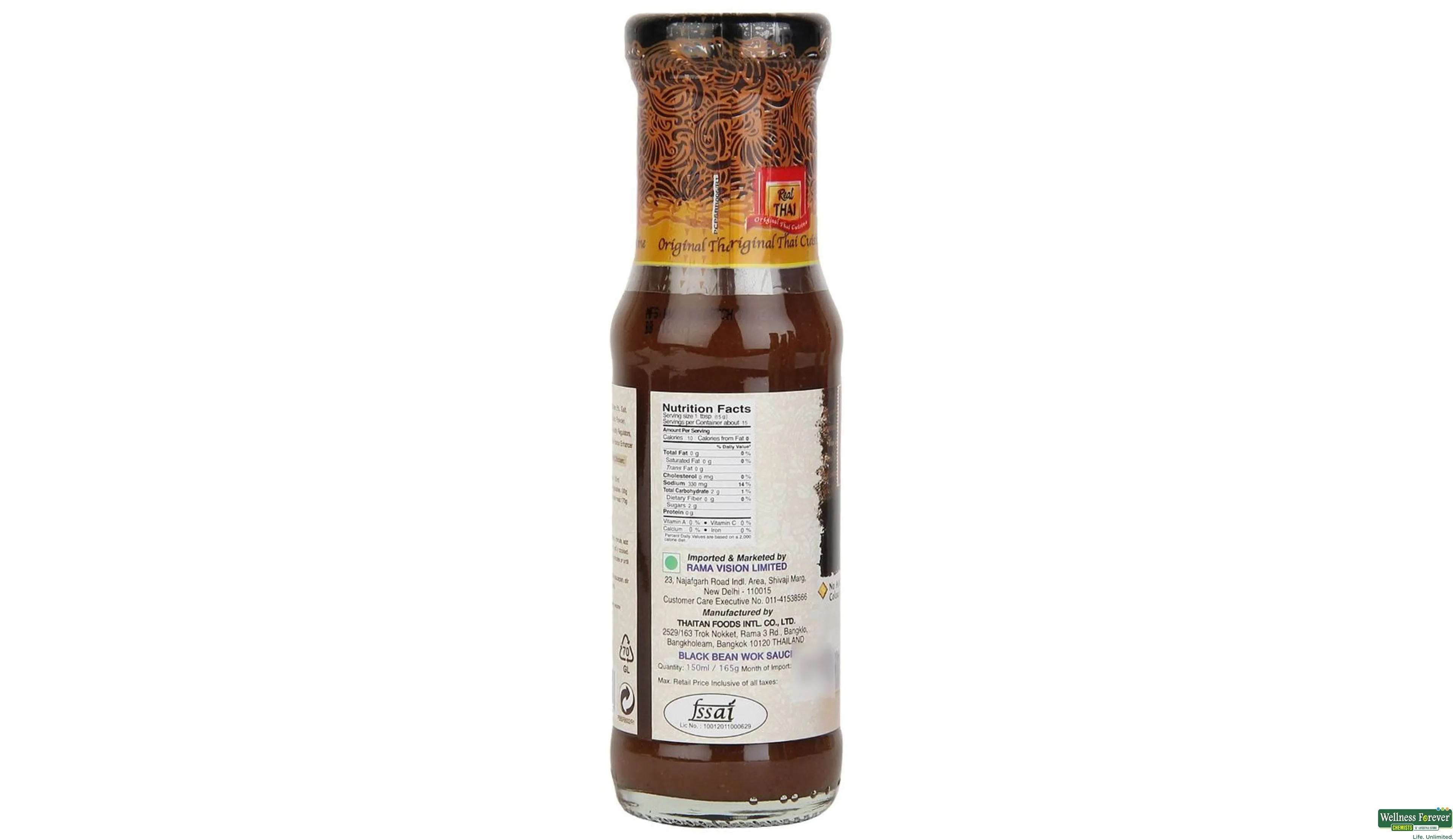 REAL THAI SAUCE BLACK BEAN 150ML- 2, 150ML, 