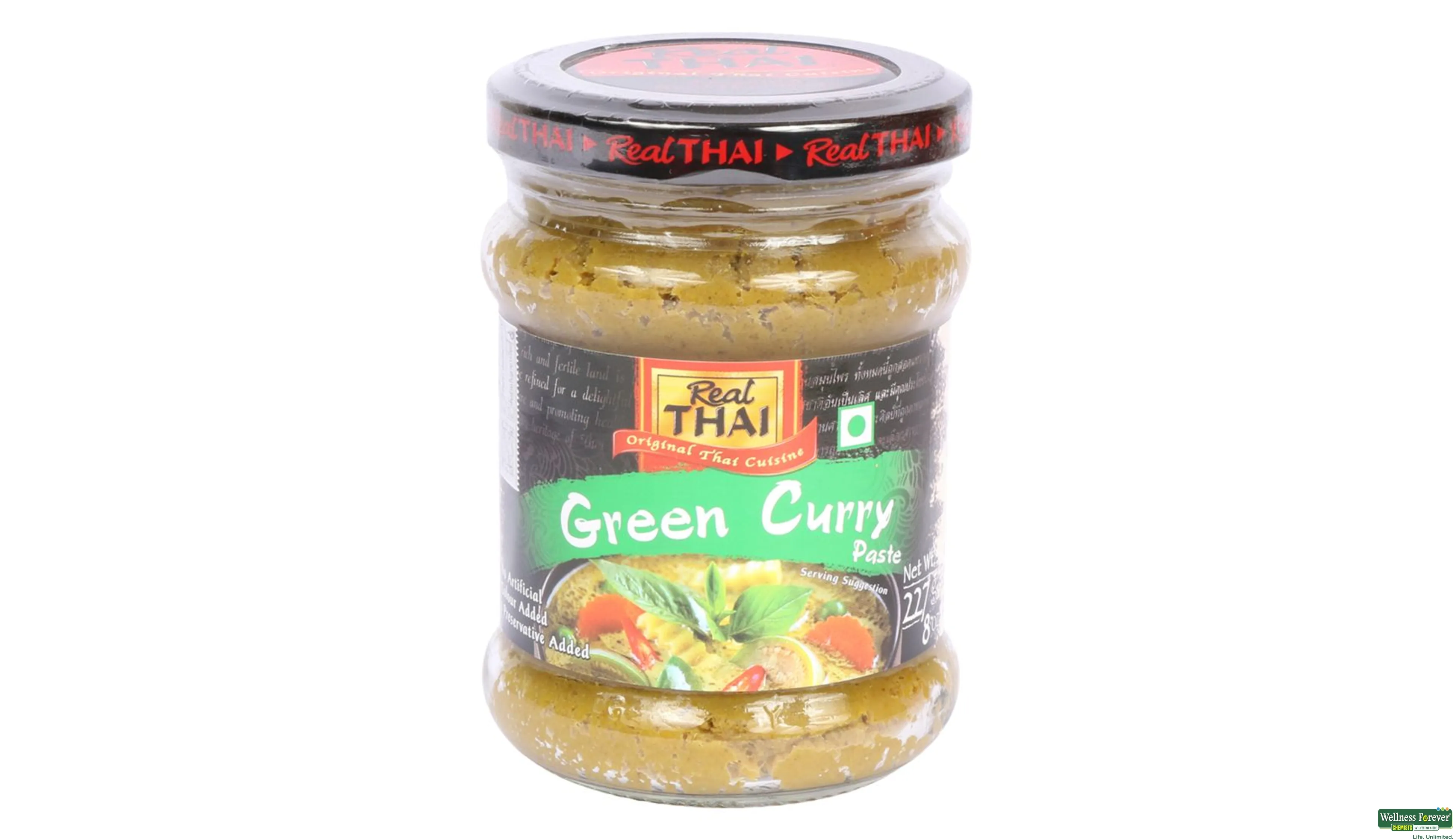 REAL THAI PASTE GREEN CURRY 227GM- 1, 227GM, 