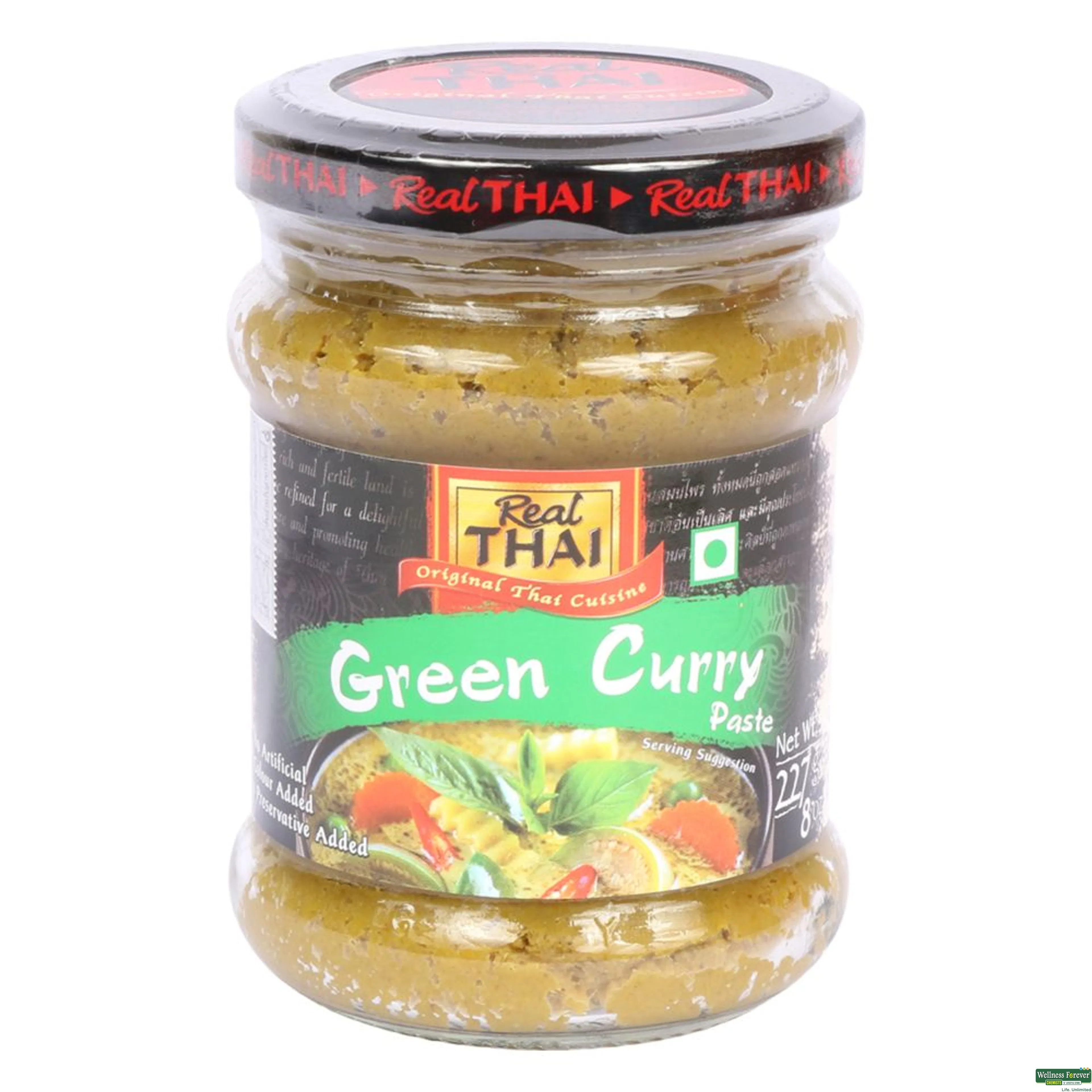 REAL THAI PASTE GREEN CURRY 227GM-image