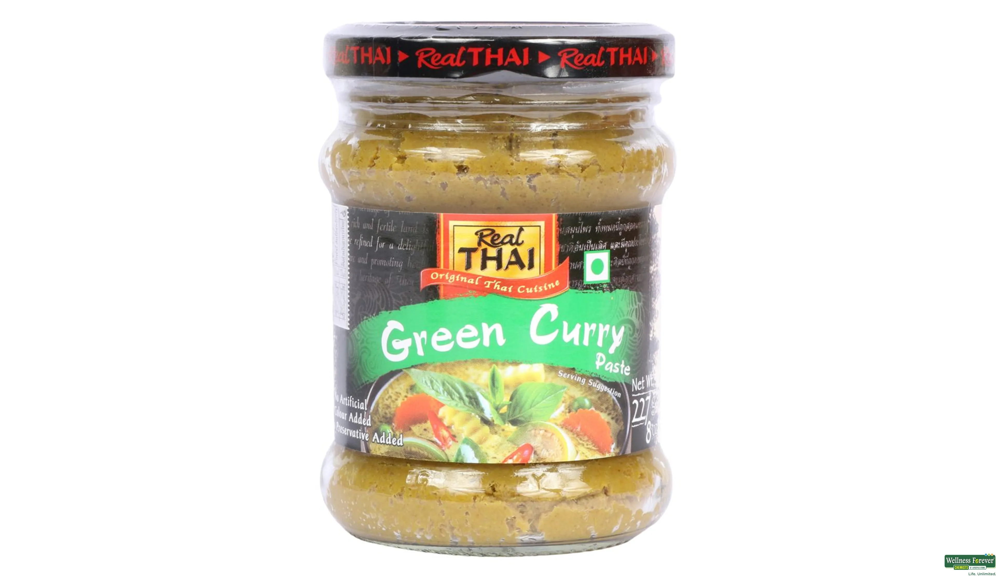 REAL THAI PASTE GREEN CURRY 227GM- 2, 227GM, 