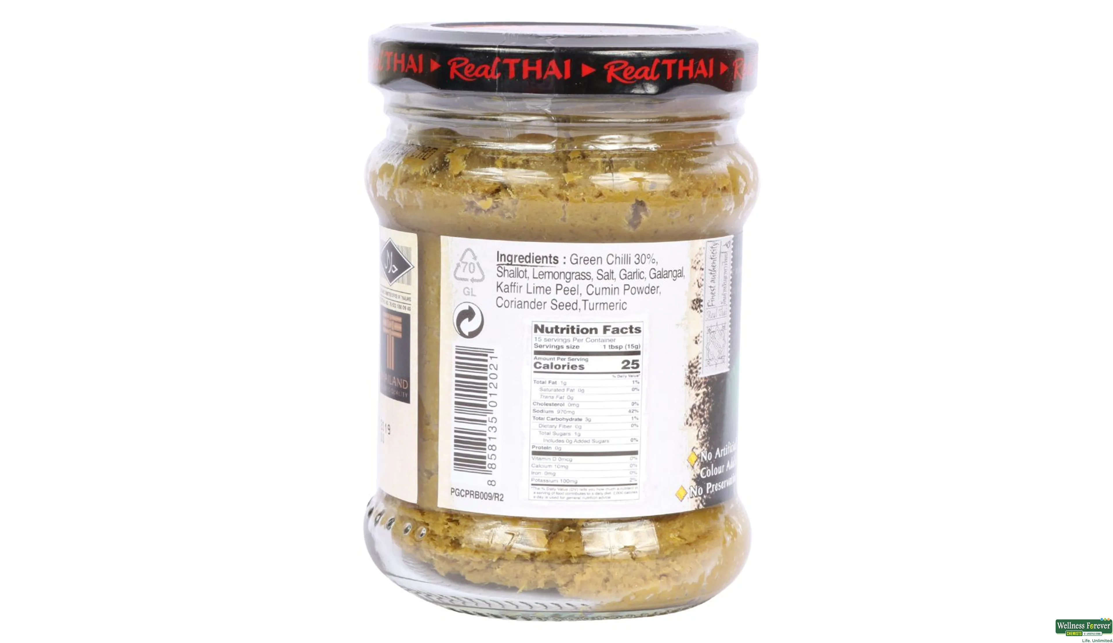 REAL THAI PASTE GREEN CURRY 227GM- 4, 227GM, 