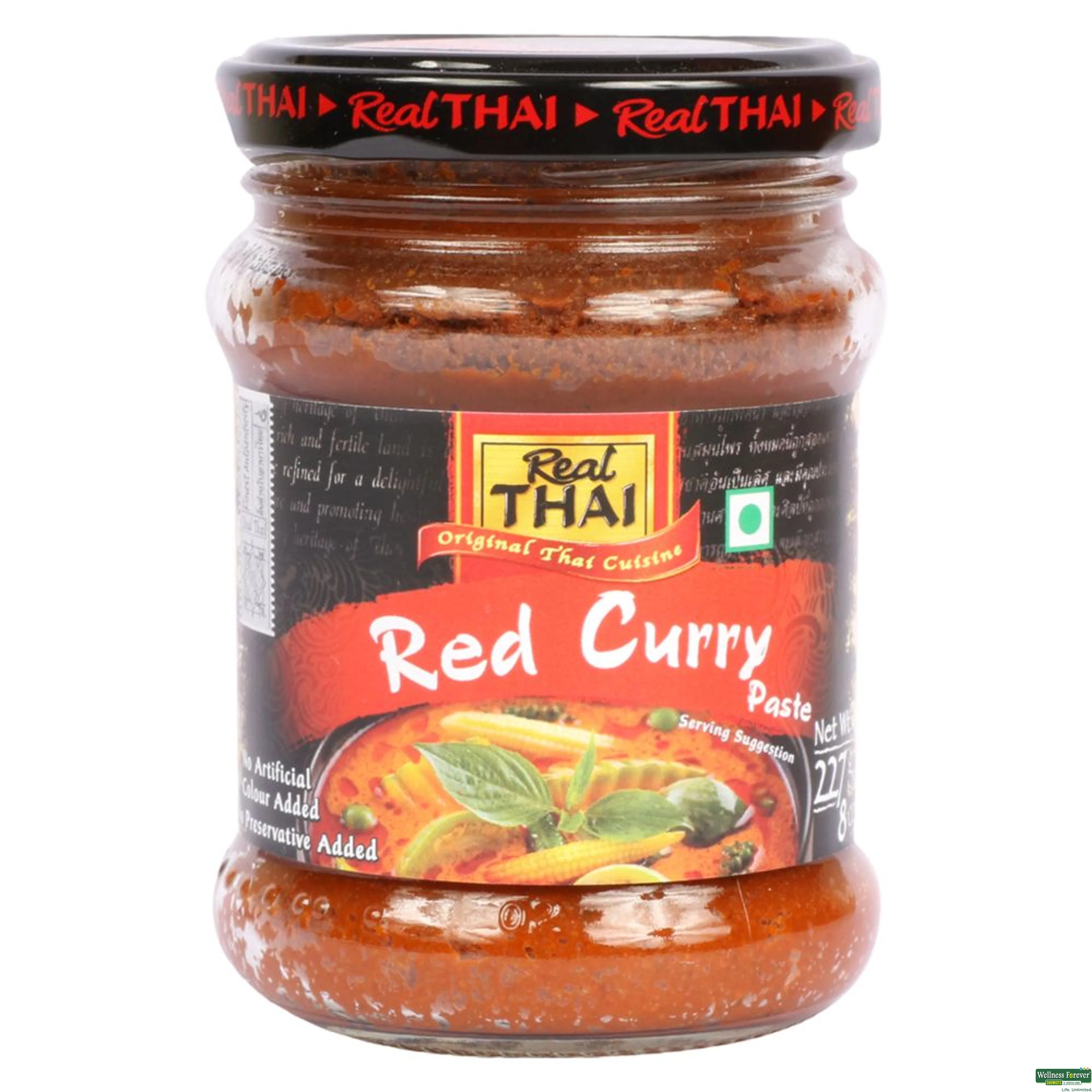 REAL THAI PASTE RED CURRY 227GM-image