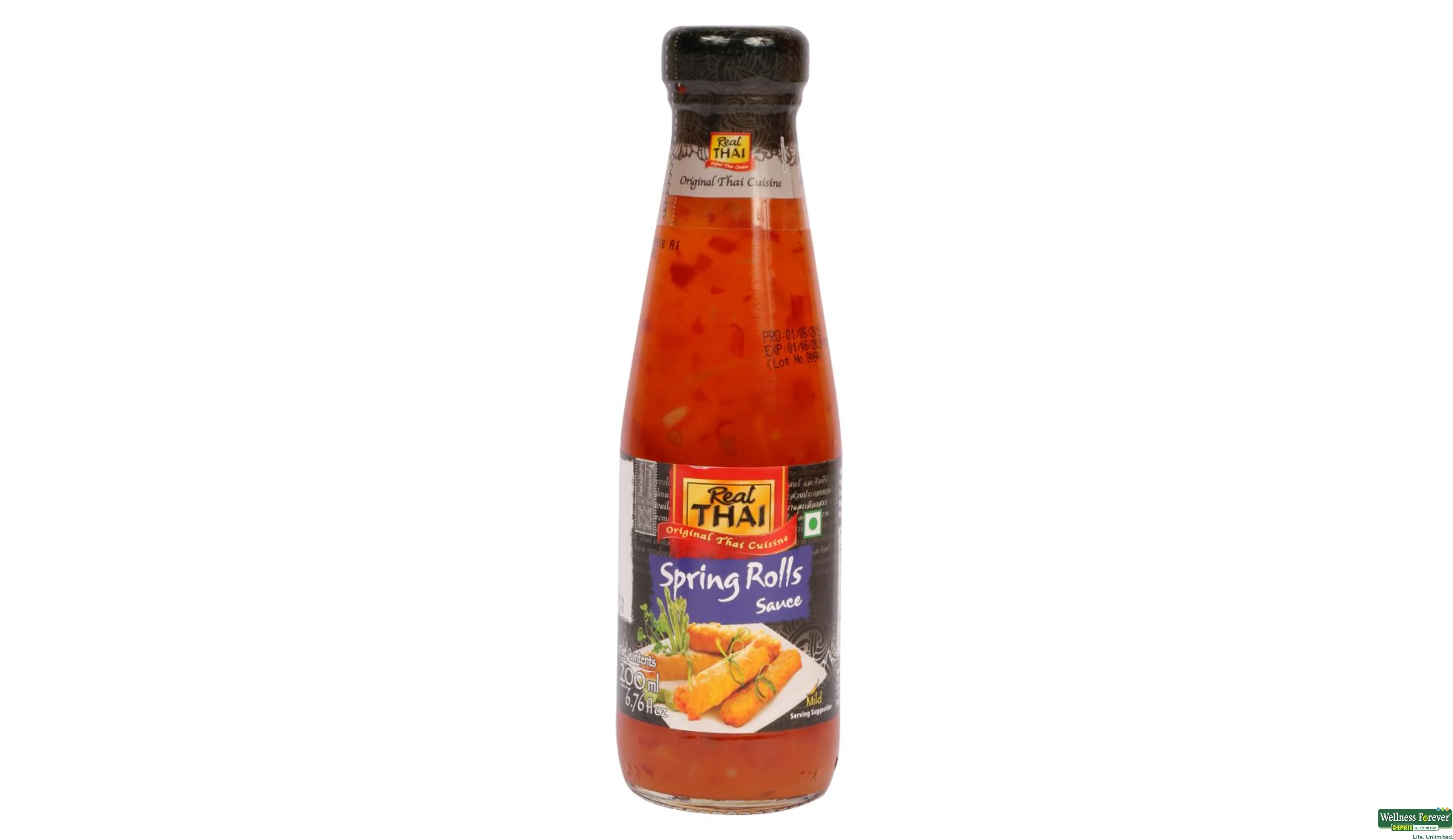 REAL THAI SAUCE SPRING ROLLS 180ML- 1, 180ML, null