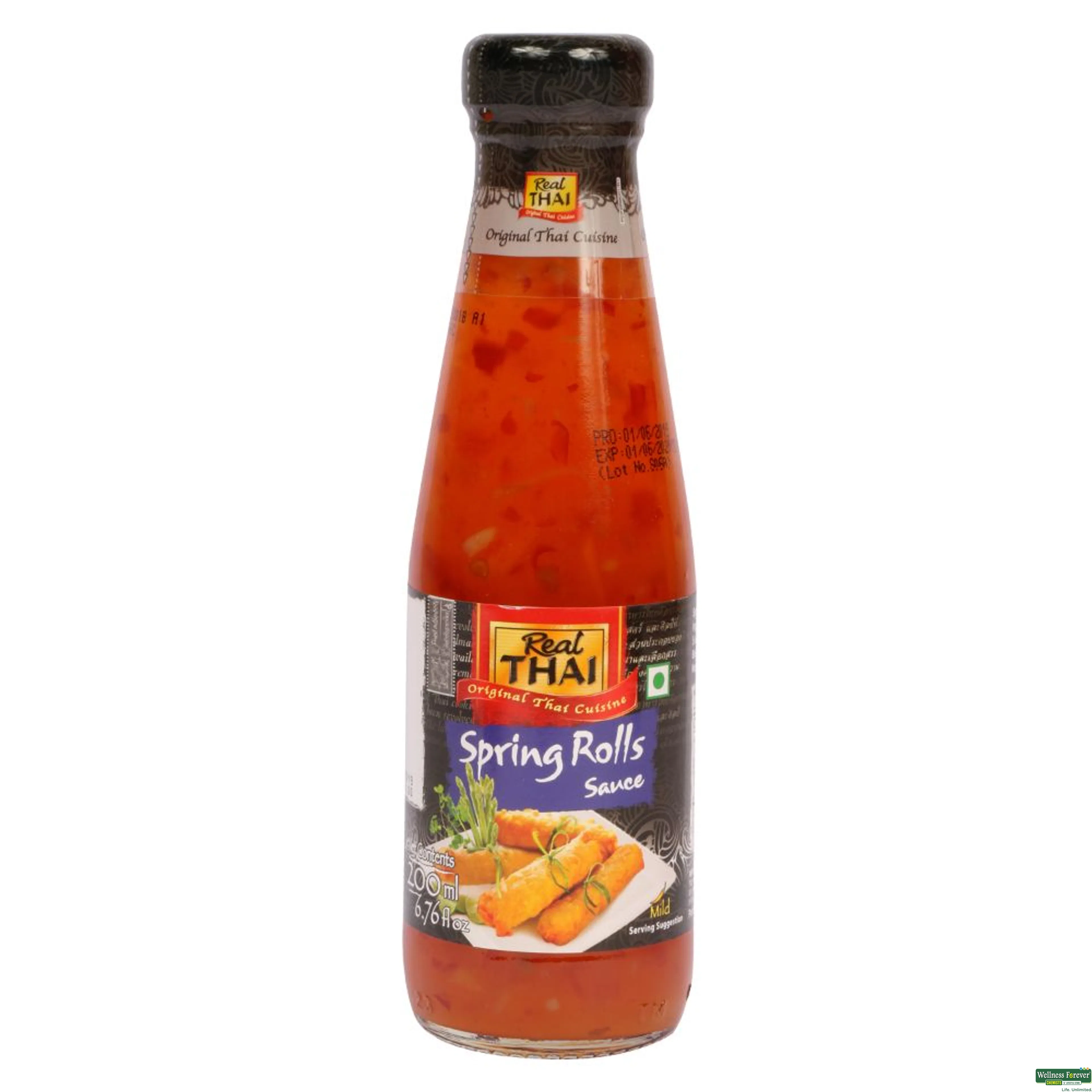 REAL THAI SAUCE SPRING ROLLS 180ML-image