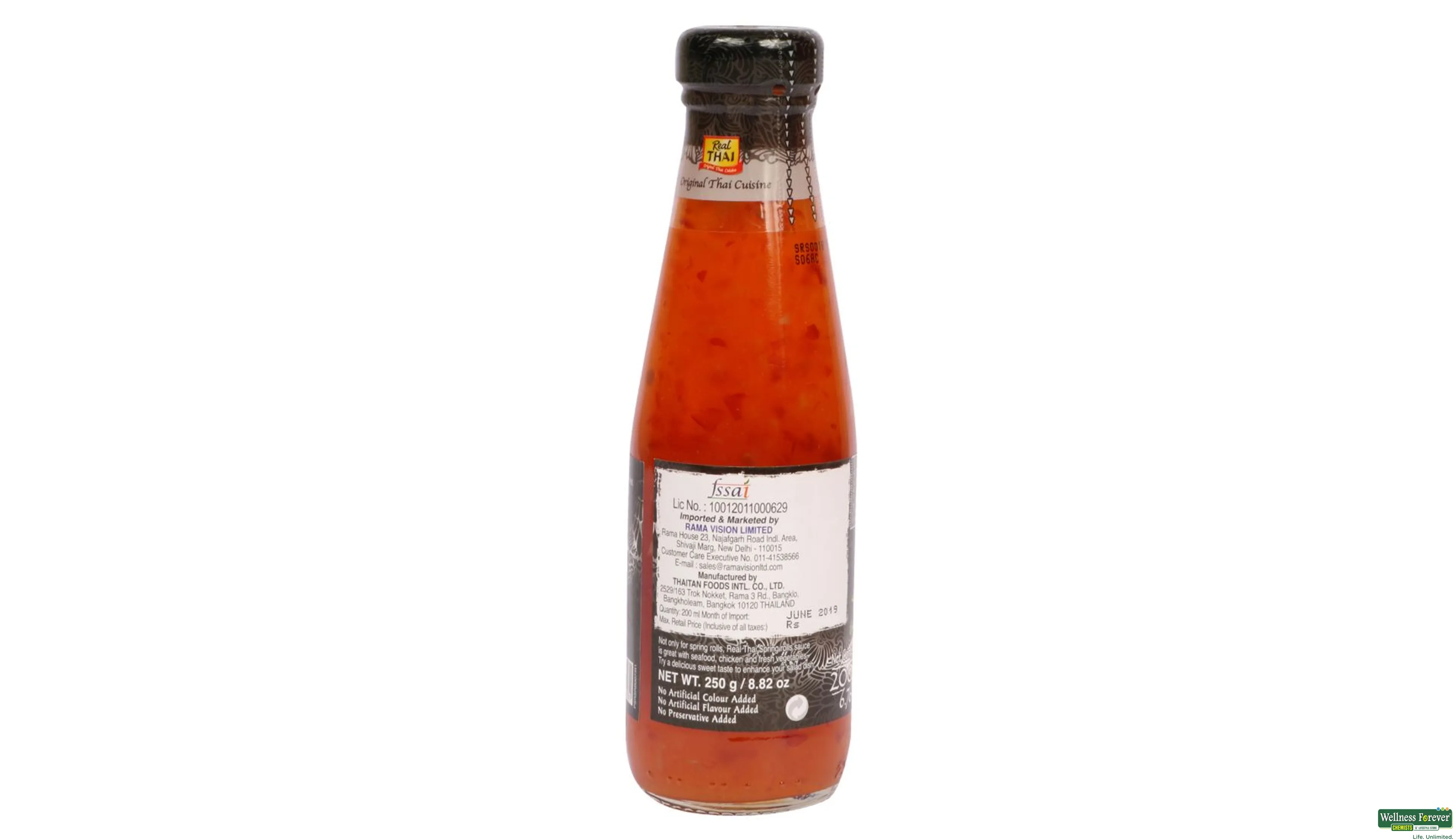 REAL THAI SAUCE SPRING ROLLS 180ML- 2, 180ML, null