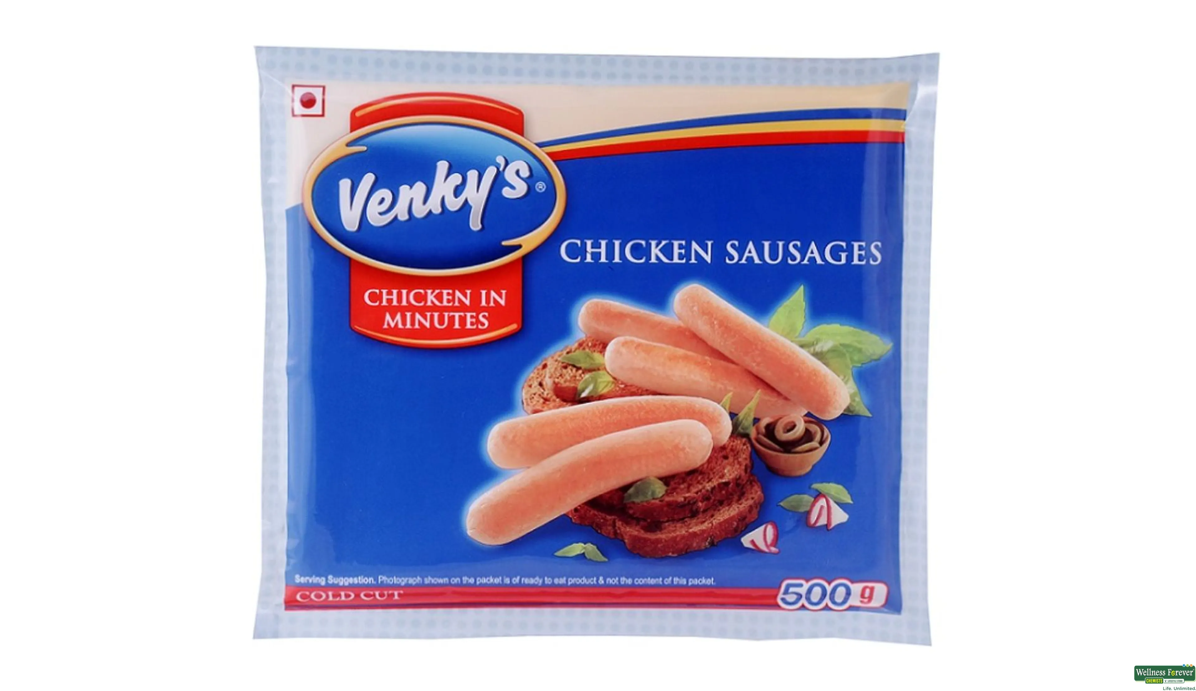 VENKYS CHI SAUSAGES 500GM- 1, 500GM, null