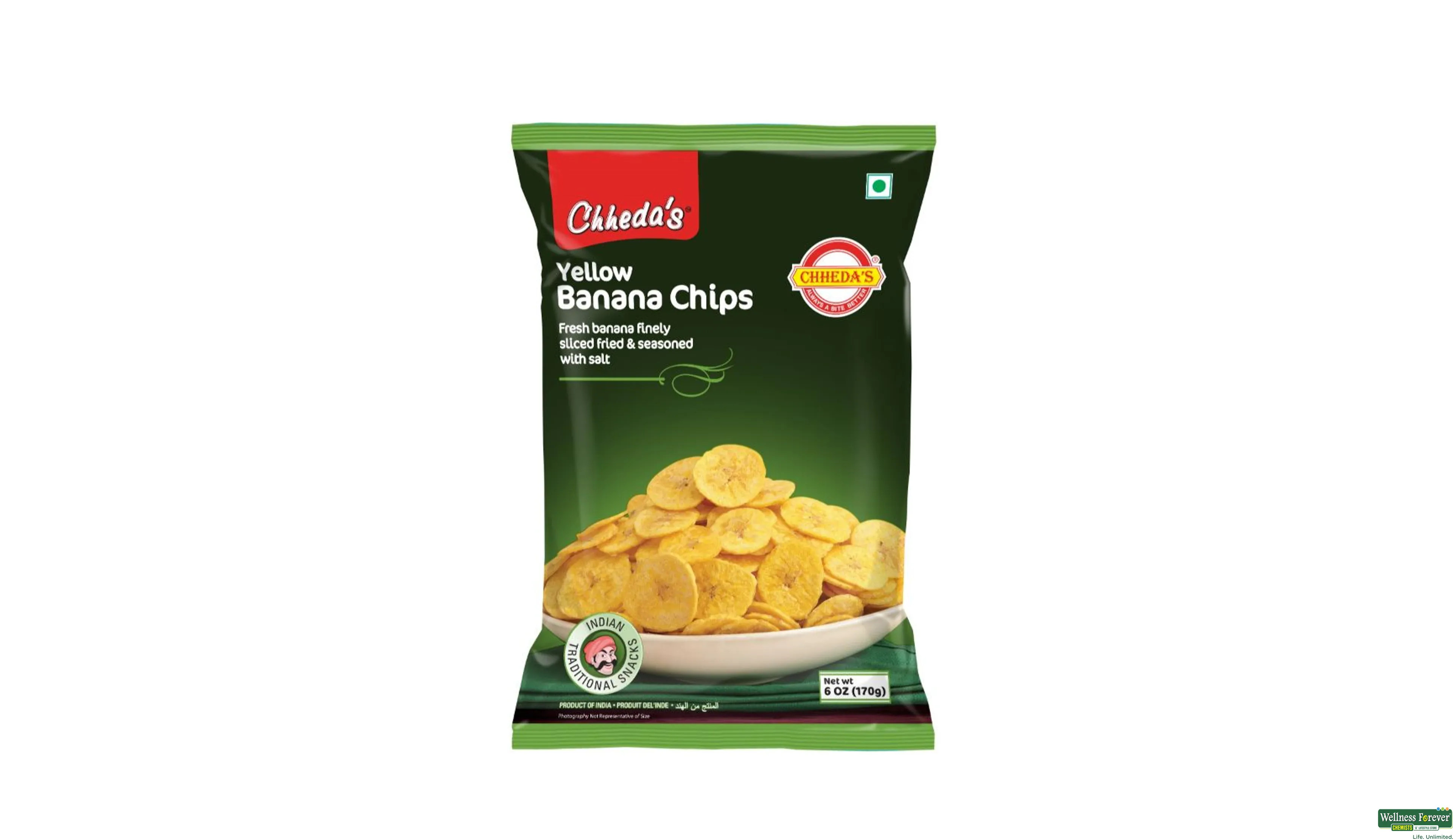 CHH CHIPS BANANA YELLOW 150GM- 1, 150GM, 