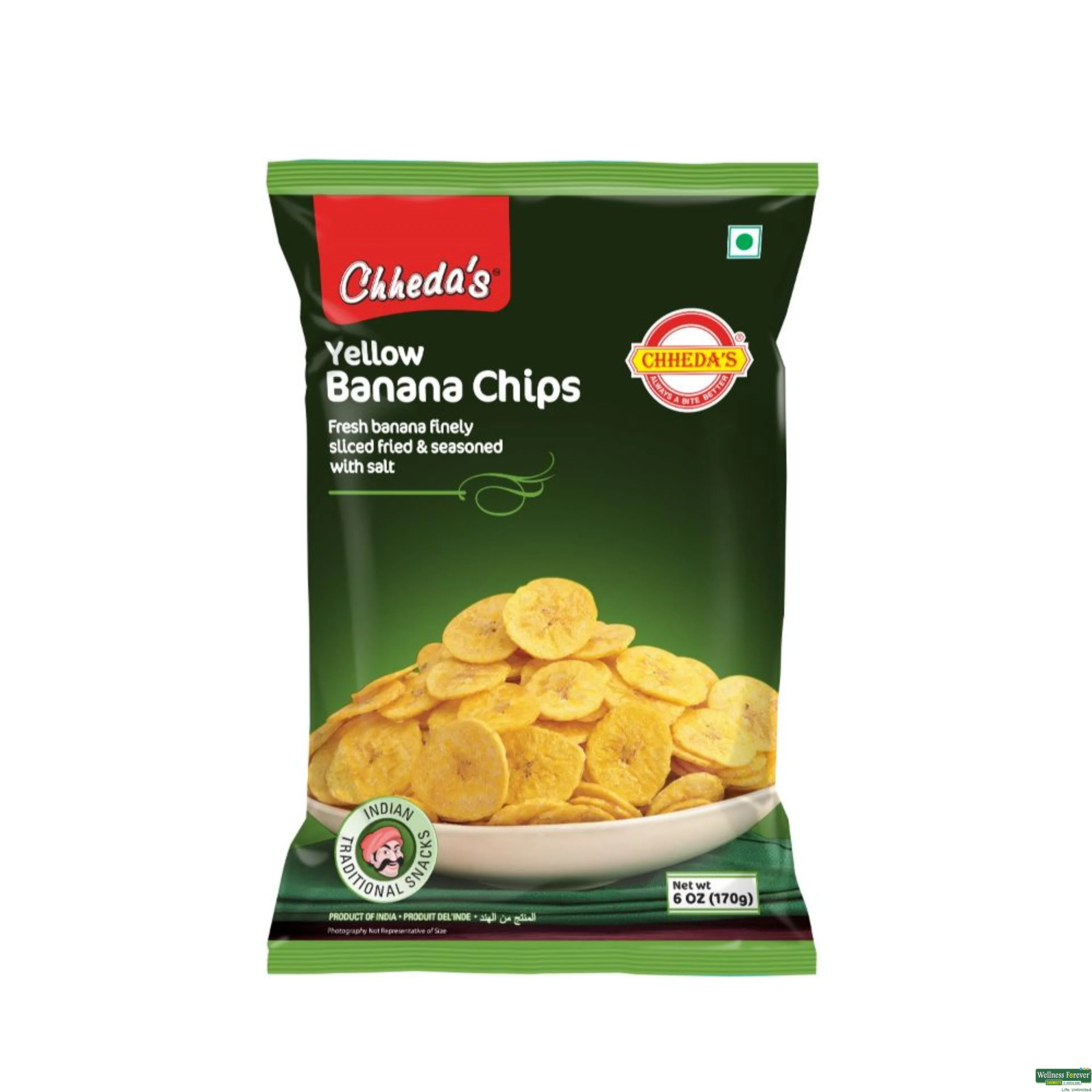 CHH CHIPS BANANA YELLOW 150GM-image