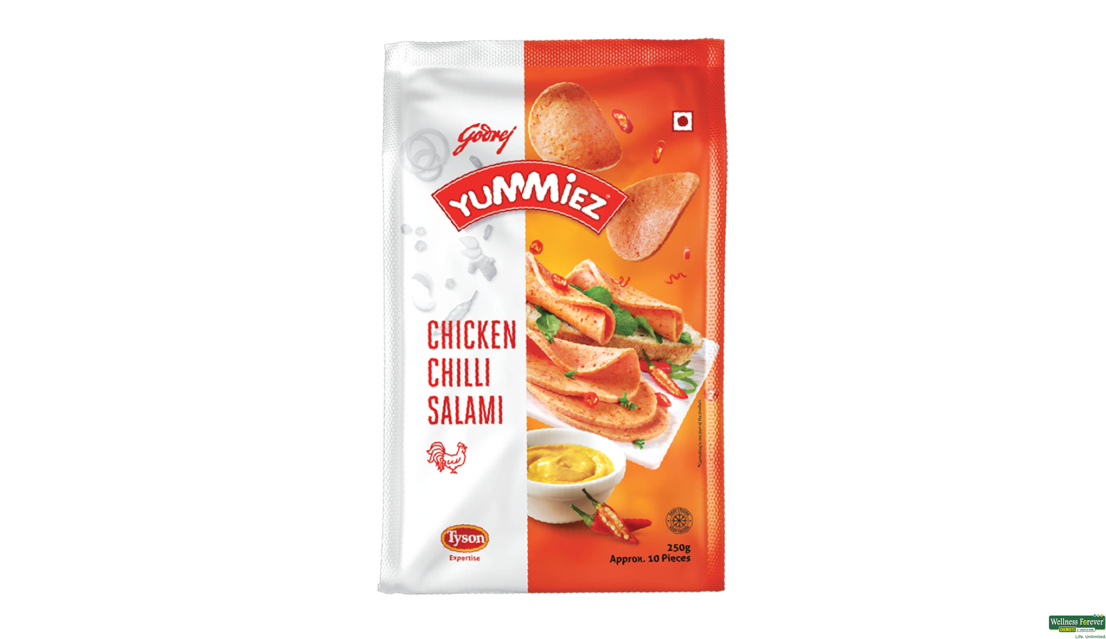 YUMMIEZ CHI SALAMI CHILLY 250GM- 1, 250GM, null