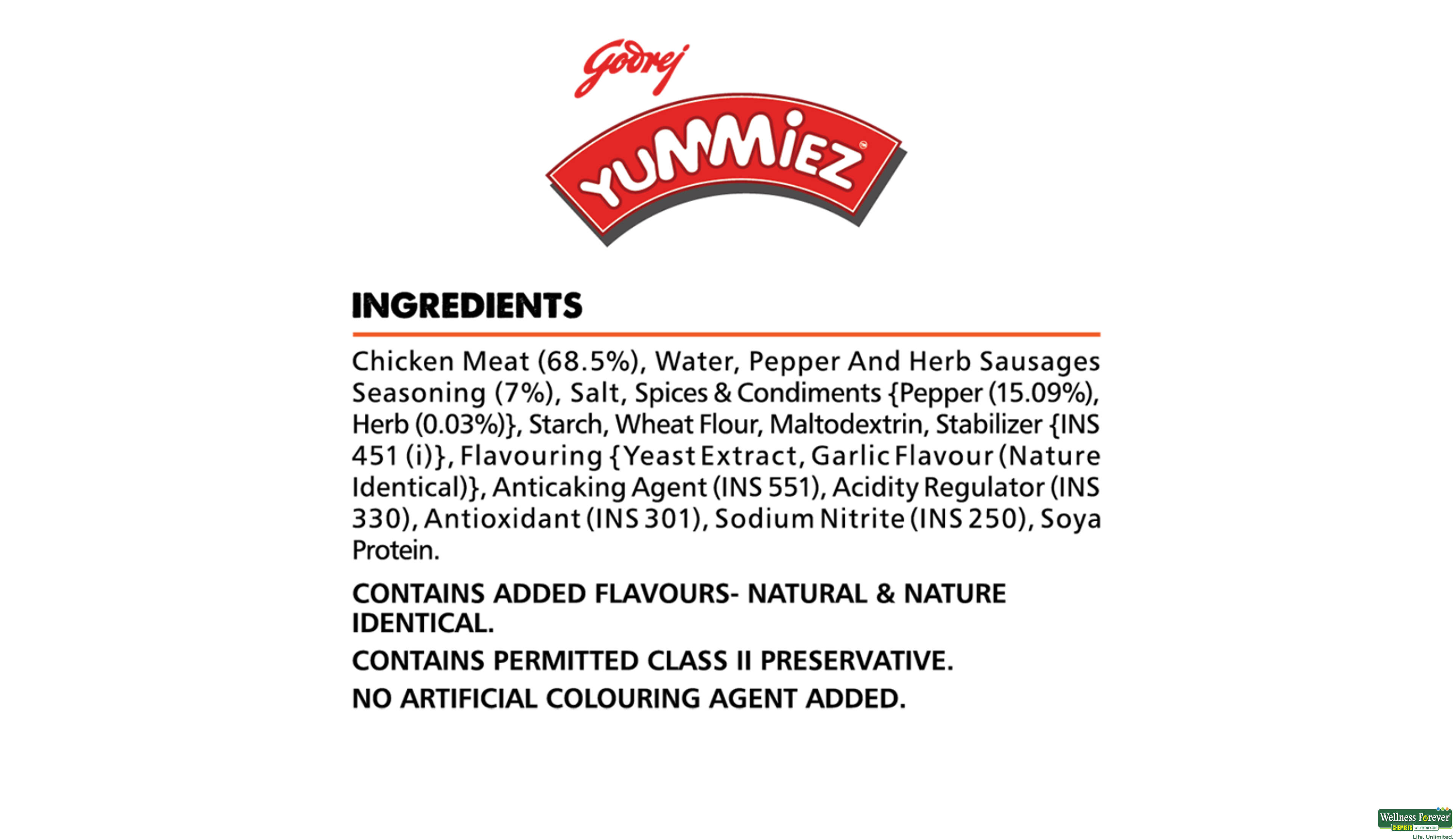 YUMMIEZ CHI SAUSAGES PEPPER 250GM- 3, 250GM, null