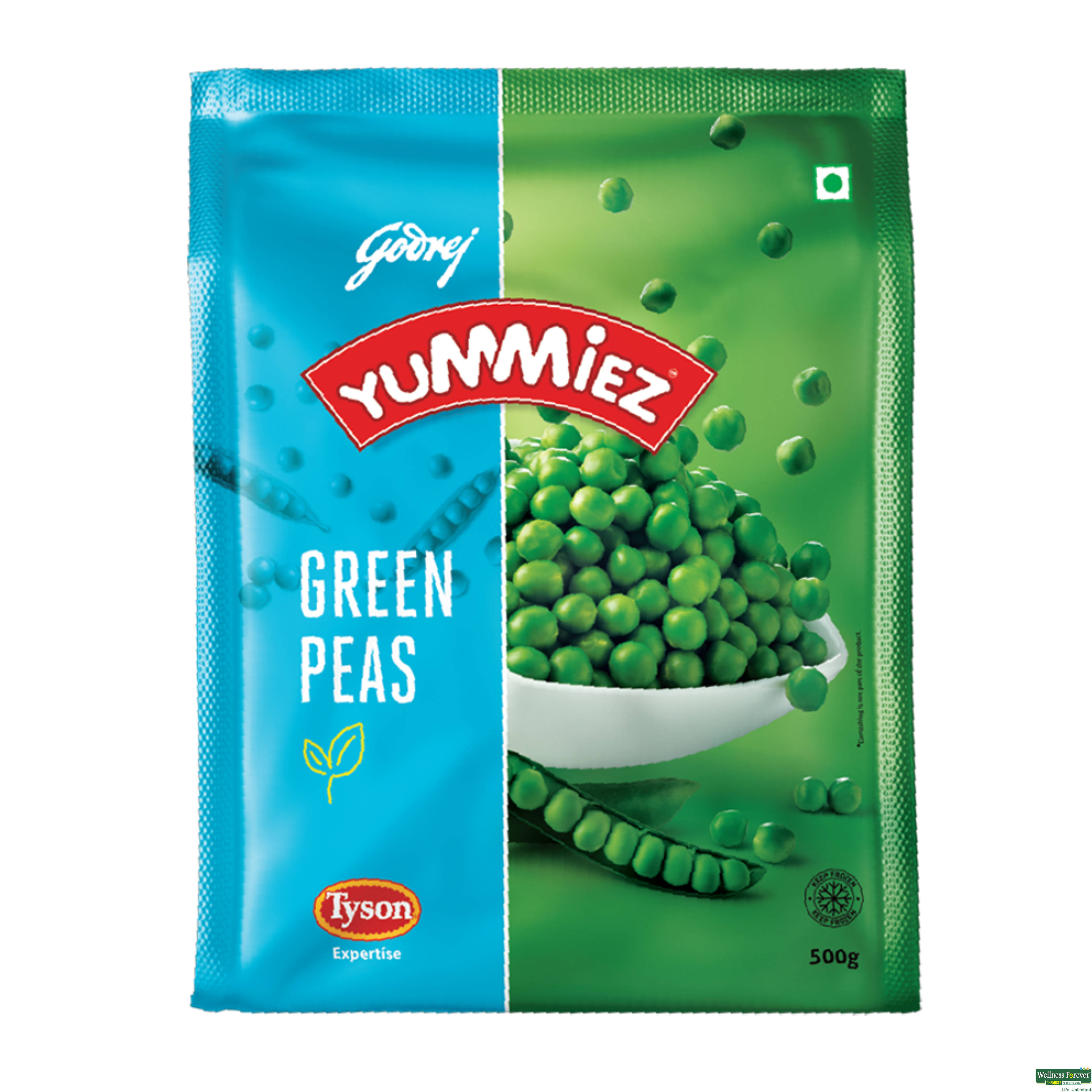 Green Peas Yummiez 500Gm-image