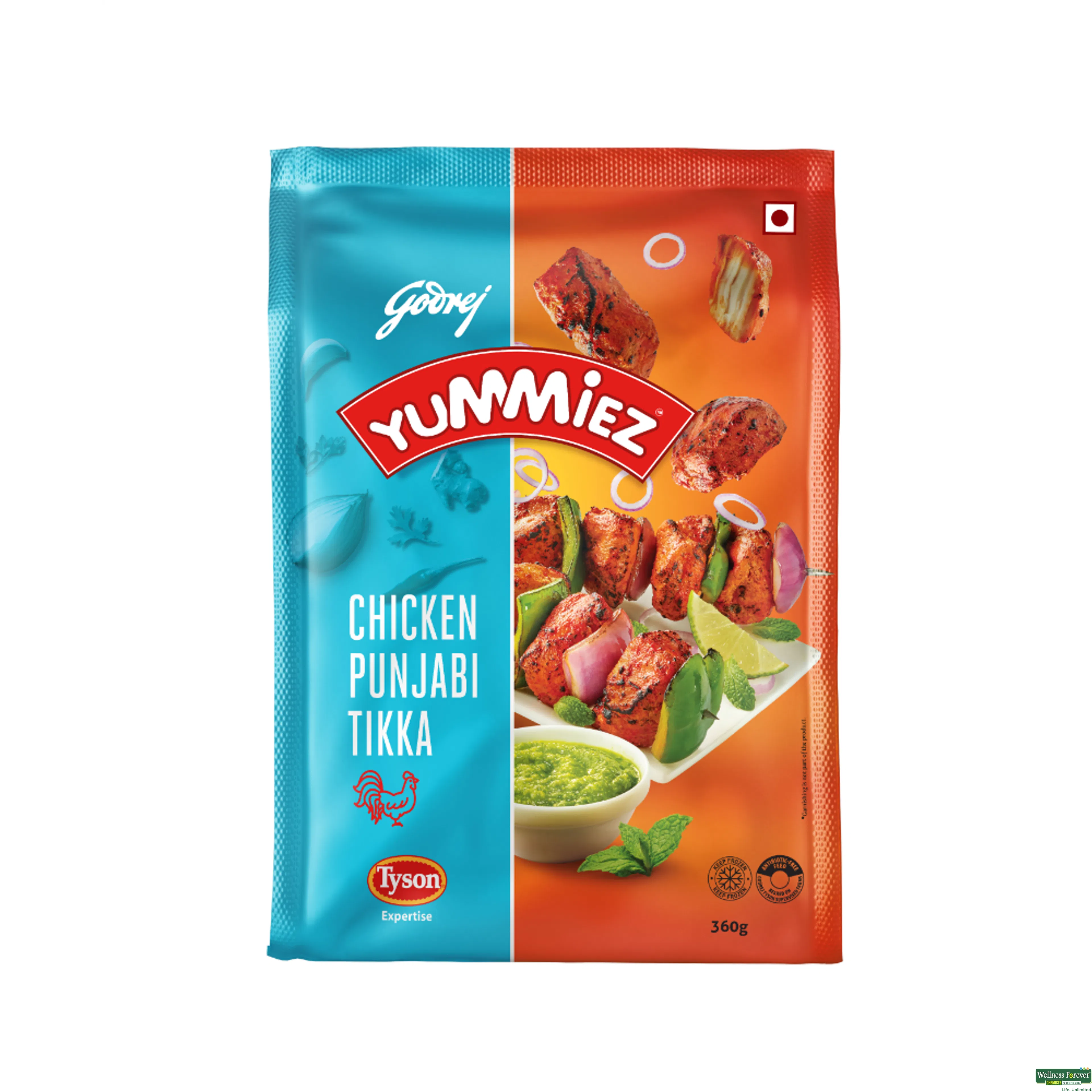 YUMMIEZ CHI TIKKI PUNJABI 400GM-image