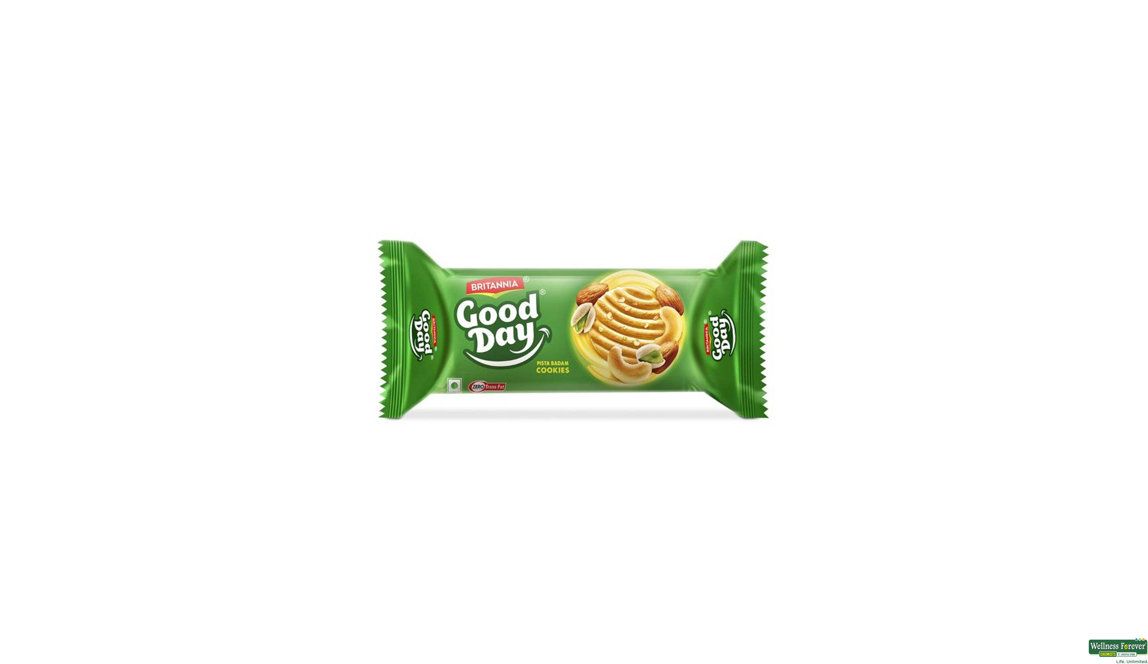 BRIT BISC GOODDAY PISTA BADAM 100GM- 1, 100GM, 