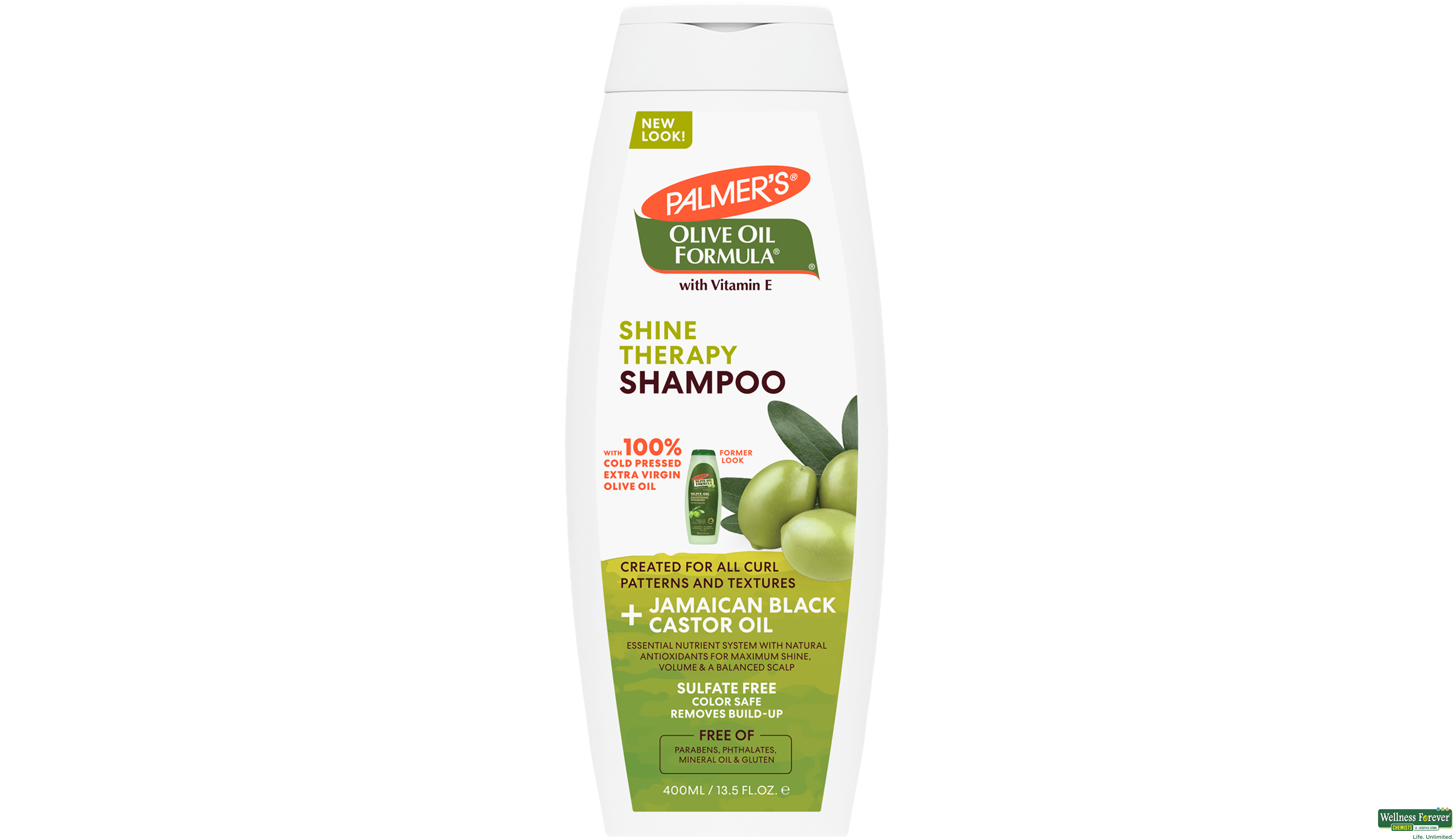 PALMERS SHMP OLIVE OIL 400ML- 4, 400ML, 