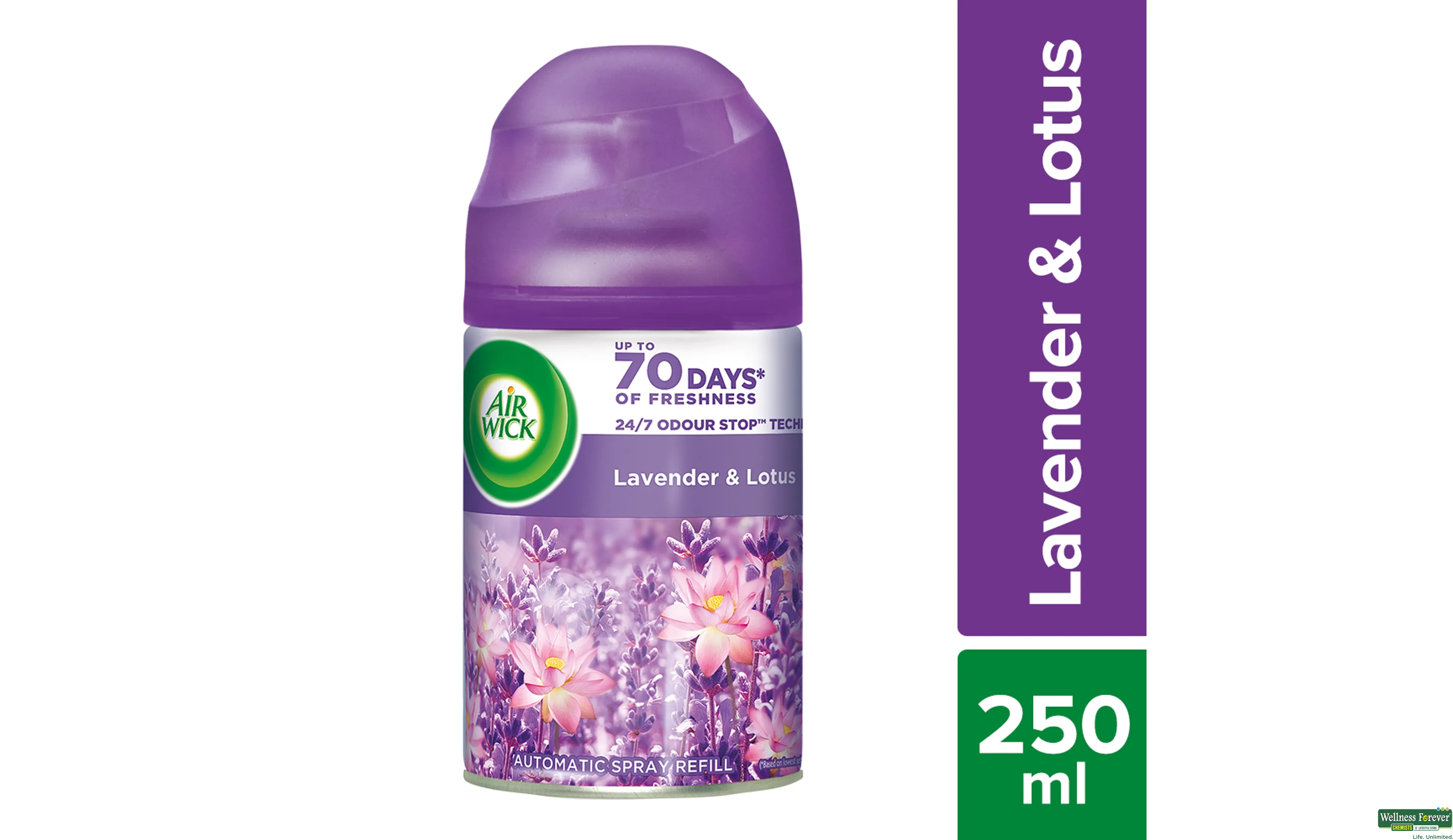 Buy Airwick Freshmatic Air Freshner Refill, Hills Of Munnar (Lavender &  Lotus), 250 ml Online at Best Prices