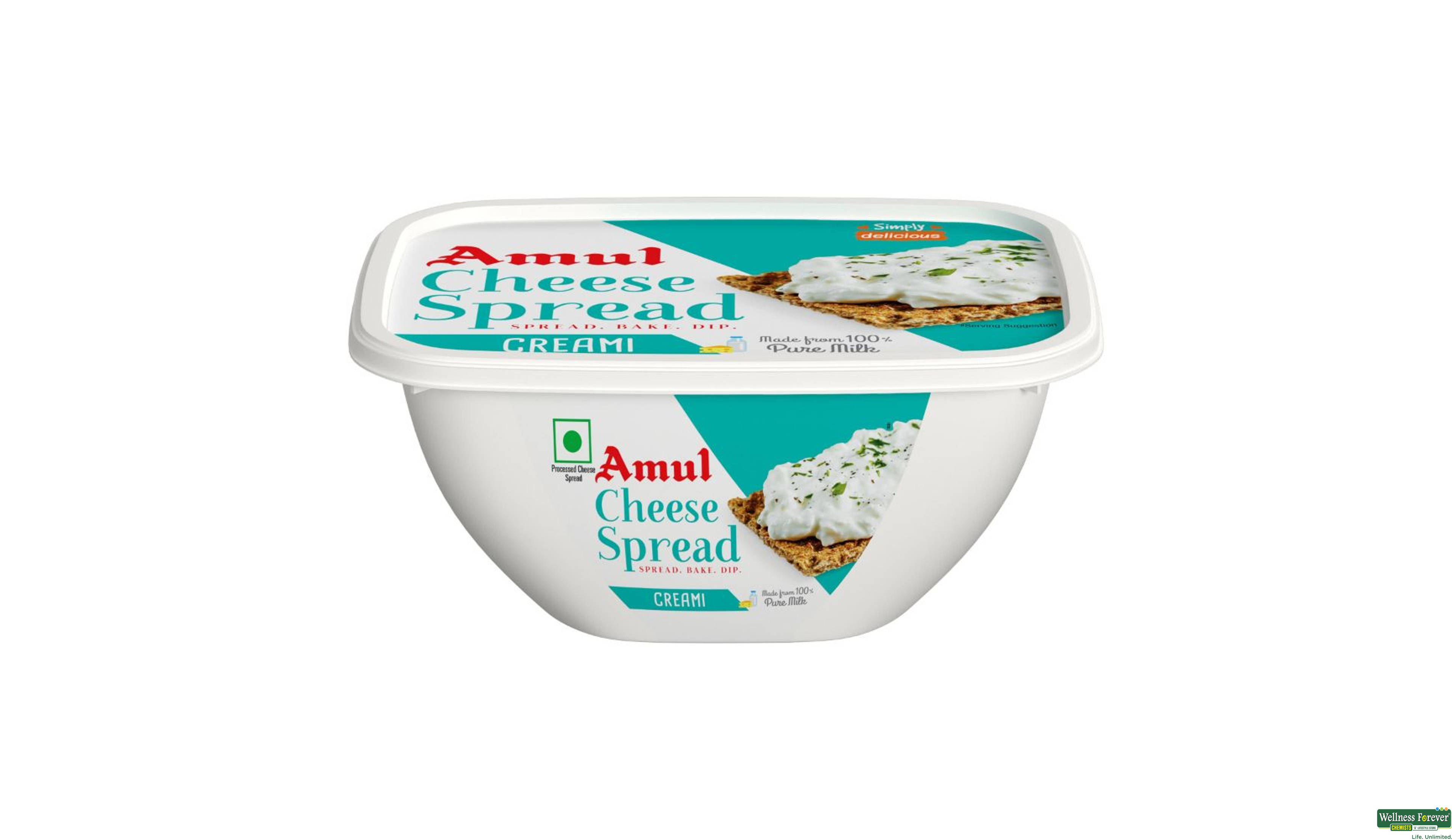 AMUL CHEESE SPREAD CRM 200GM- 1, 200GM, 
