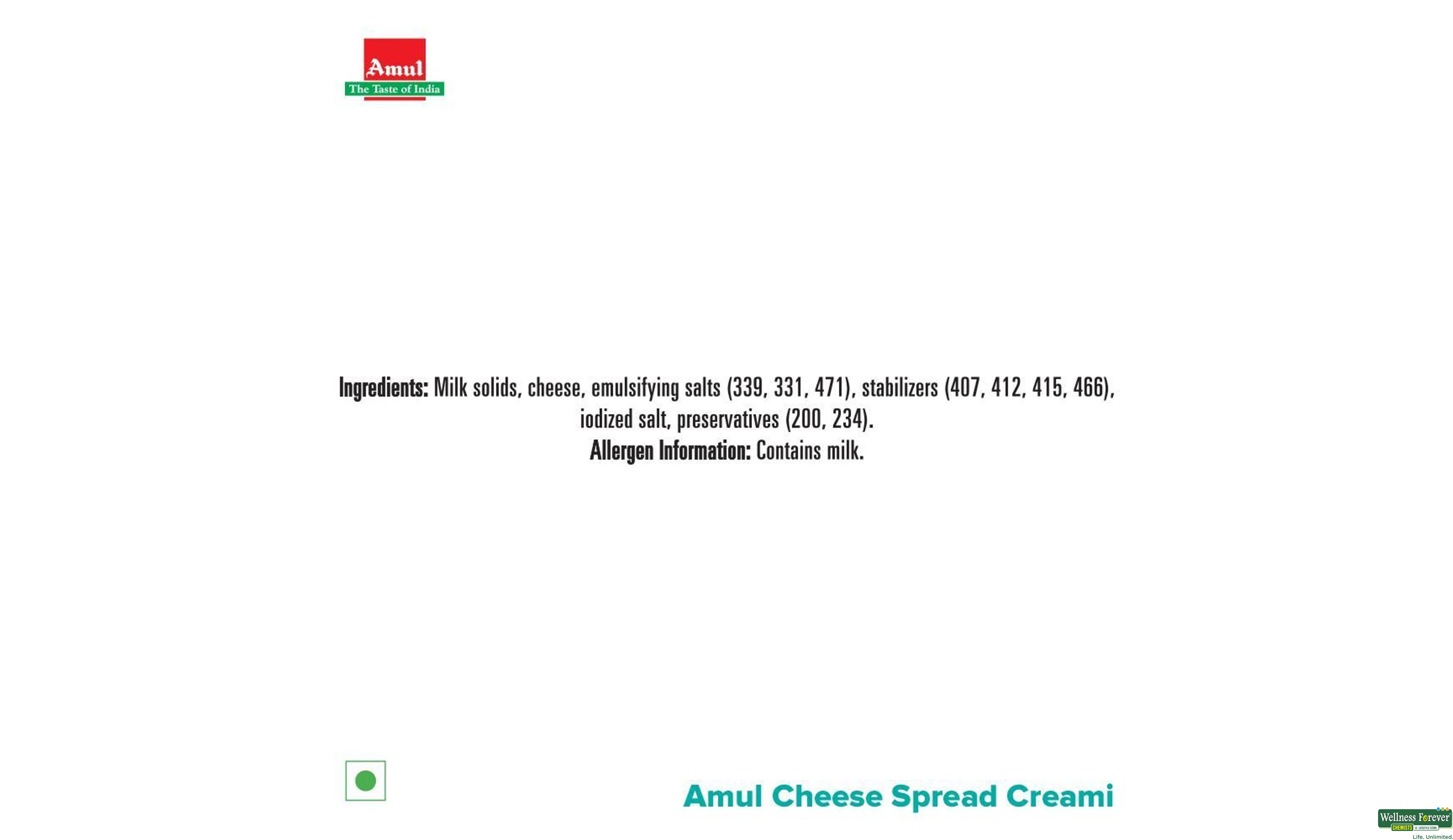 AMUL CHEESE SPREAD CRM 200GM- 3, 200GM, 
